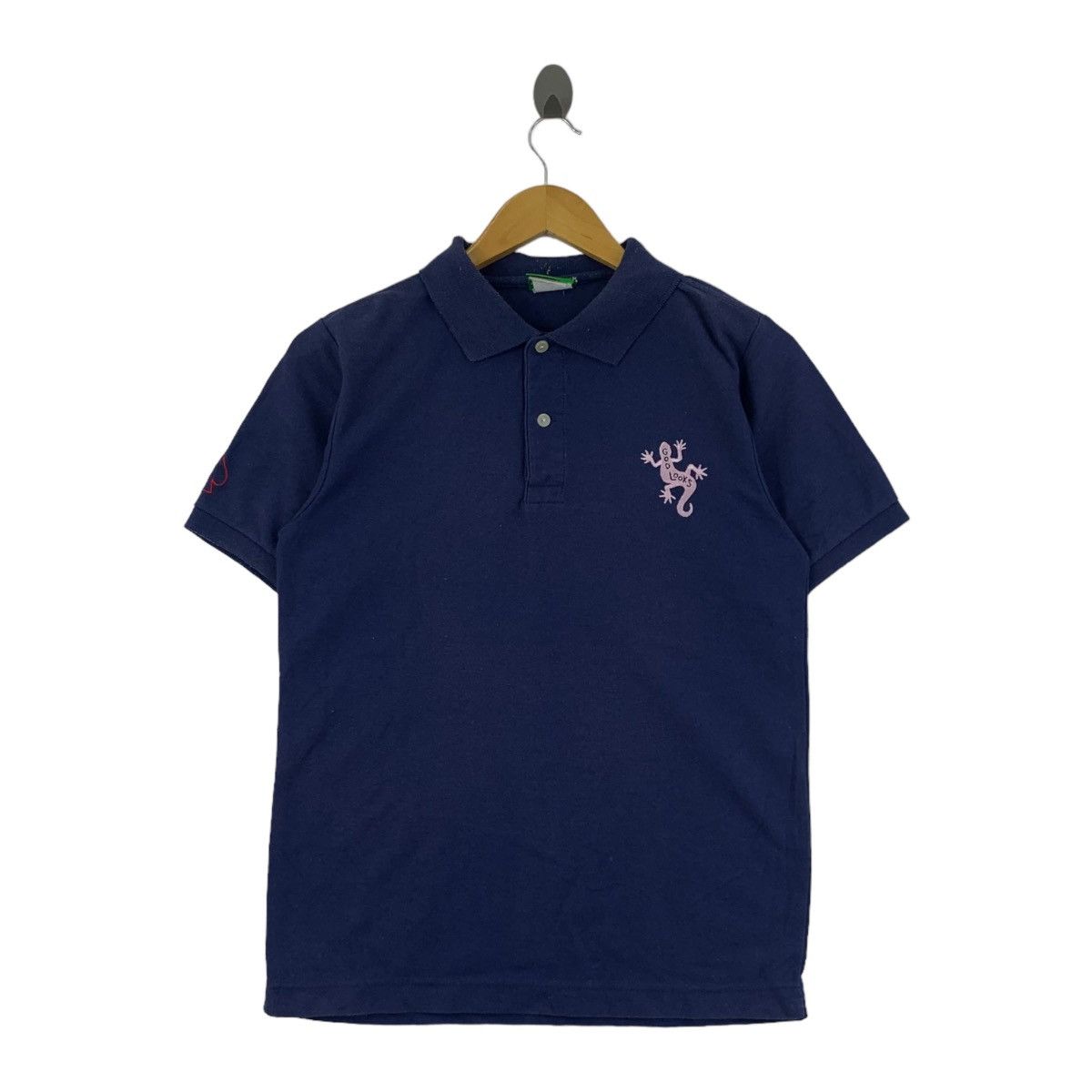 Vintage BEAMS PLUS ART Collection Goo Looks Polo Tee Shirt Size US M / EU 48-50 / 2 - 1 Thumbnail