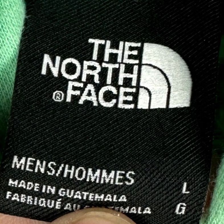 The North Face The North Face Hoodie Mens Large Mint Green Graphic Print Pullover Sweatshirt Size US L / EU 52-54 / 3 - 4 Thumbnail