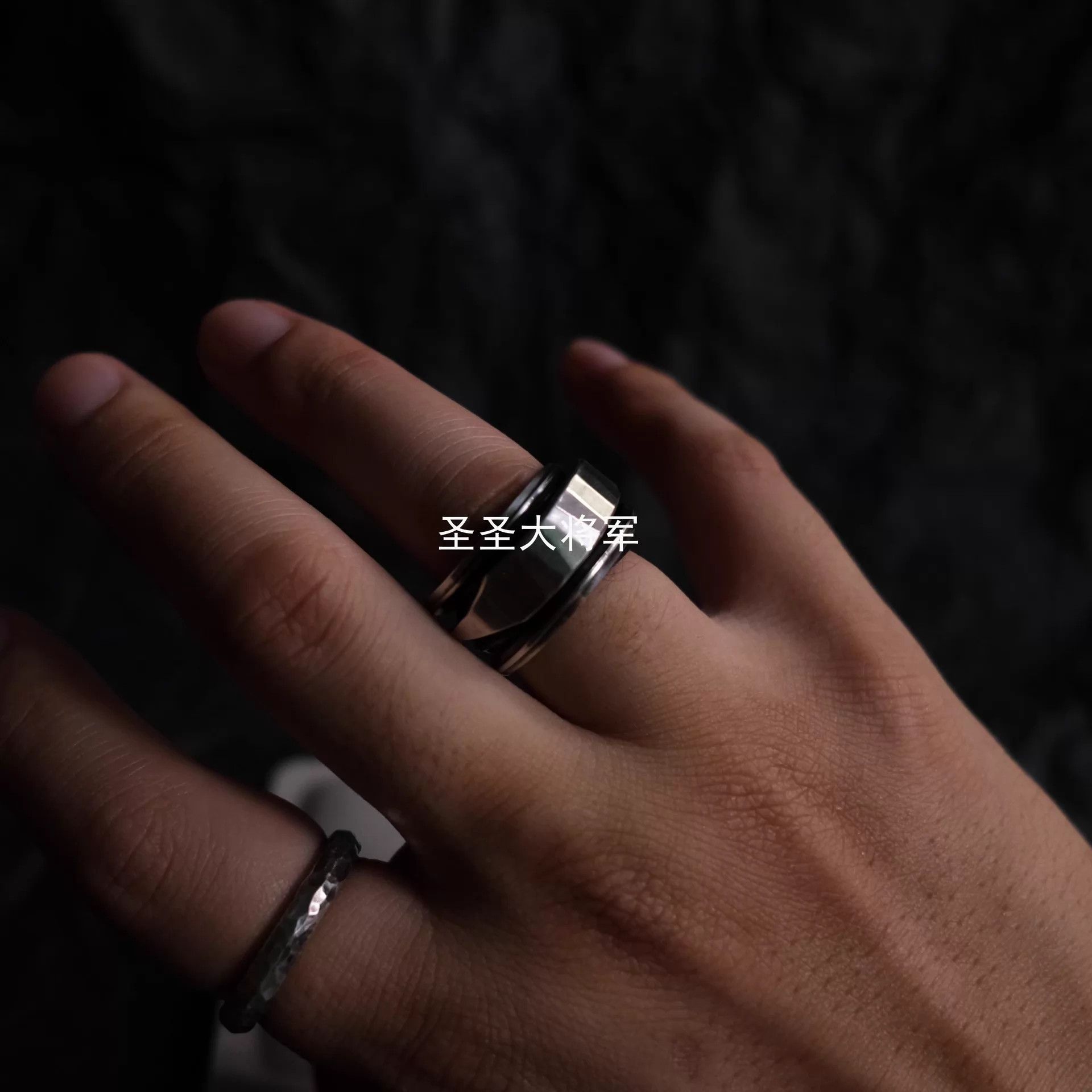 Werkstatt Munchen WerkstattMunchen M1974 Hammered Silver Ring XS/S/M/L Size ONE SIZE - 5 Thumbnail