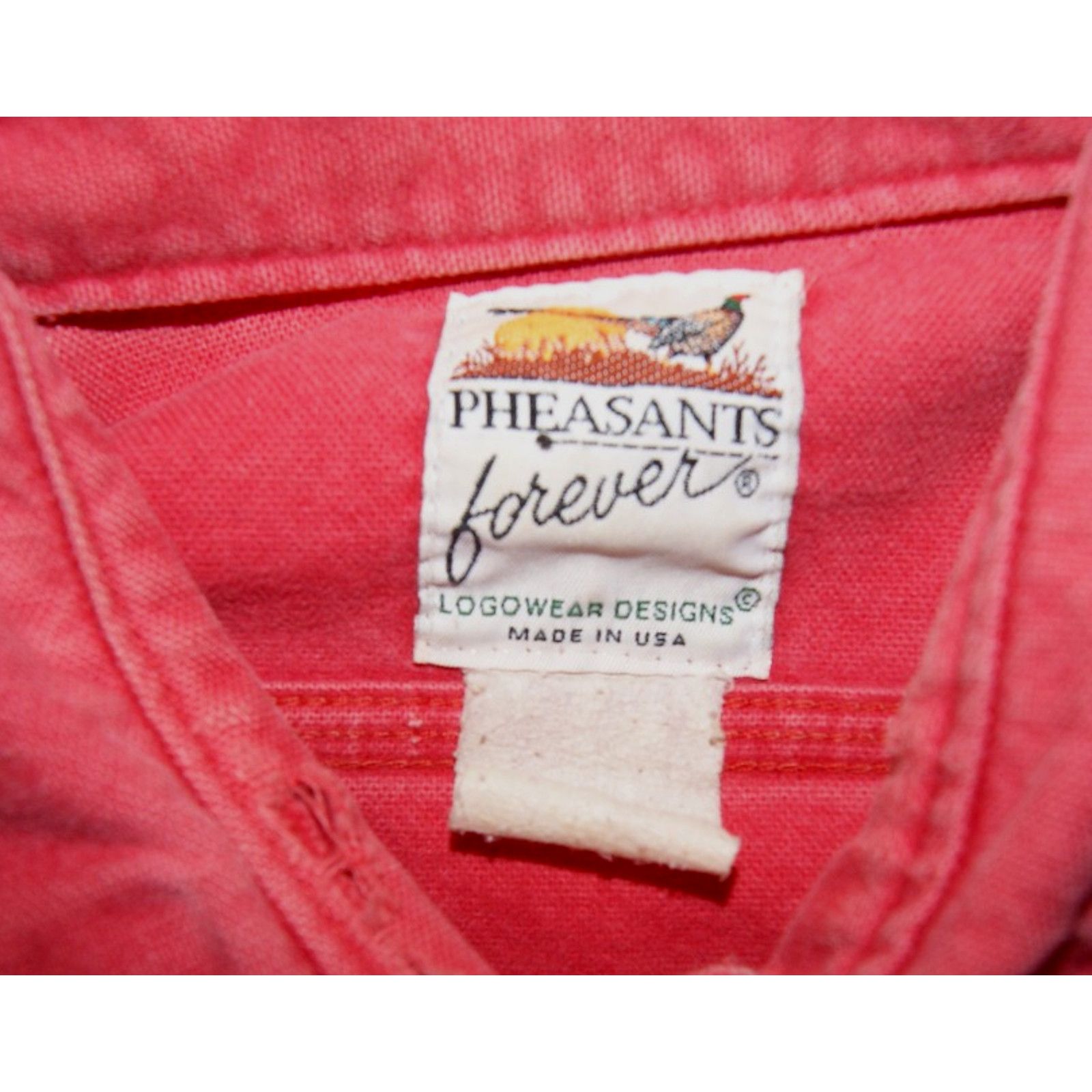 Vintage VTG Pheasants Forever Mens XL Long Sleeve Button Shirt USA Size US XL / EU 56 / 4 - 4 Thumbnail