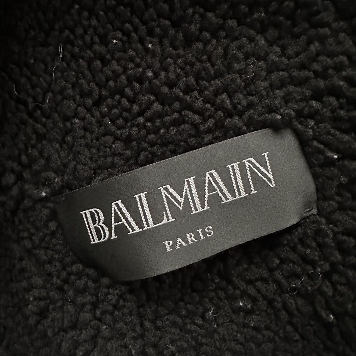 Balmain Shearling Biker Jacket in Black Size US L / EU 52-54 / 3 - 6 Thumbnail