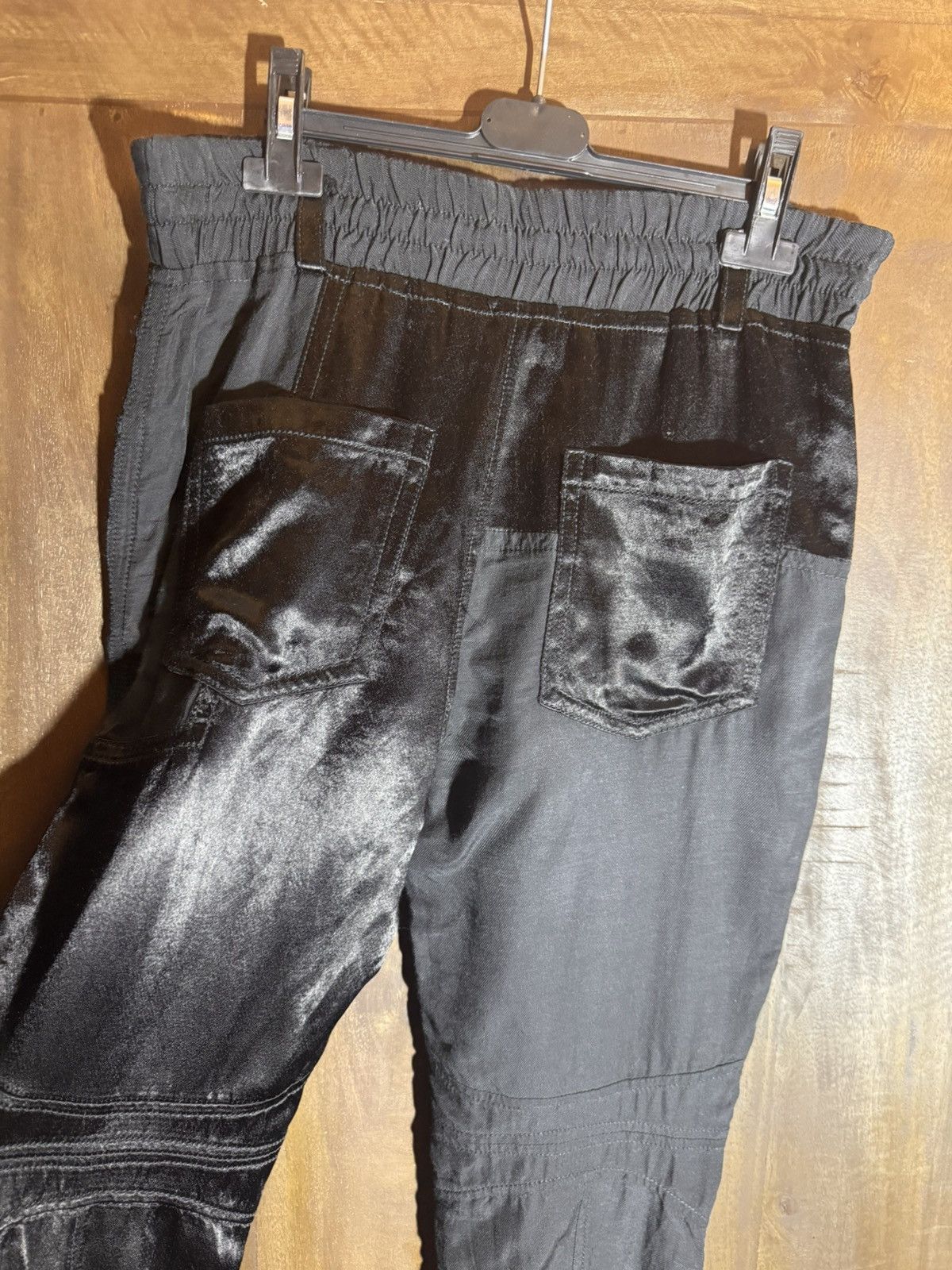 Haider Ackermann haider ackermann patchwork satin joggers biker pants 38 Size 27" / US 4 / IT 40 - 5 Thumbnail