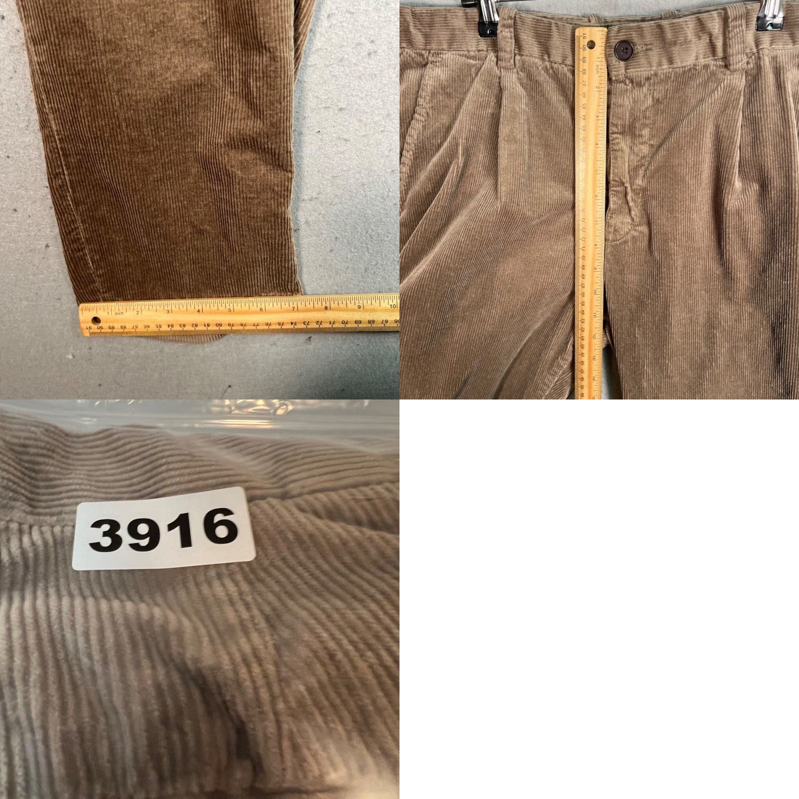 H&M H&M Mens Chino Pants Corduroy Brown 34 Relaxed Fit Casual Pants Slim Tapered Mens 34 Brown Corduroy Chino Pants Vintage: No Size US 34 / EU 50 - 8 Thumbnail