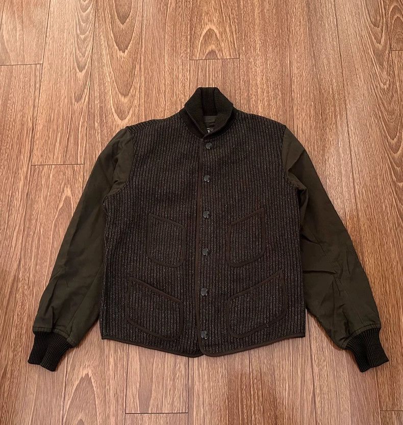 RRL Ralph Lauren RRL Double RL Spliced BBJ Baseball Jacket - dmc Size US S / EU 44-46 / 1 - 1 Thumbnail