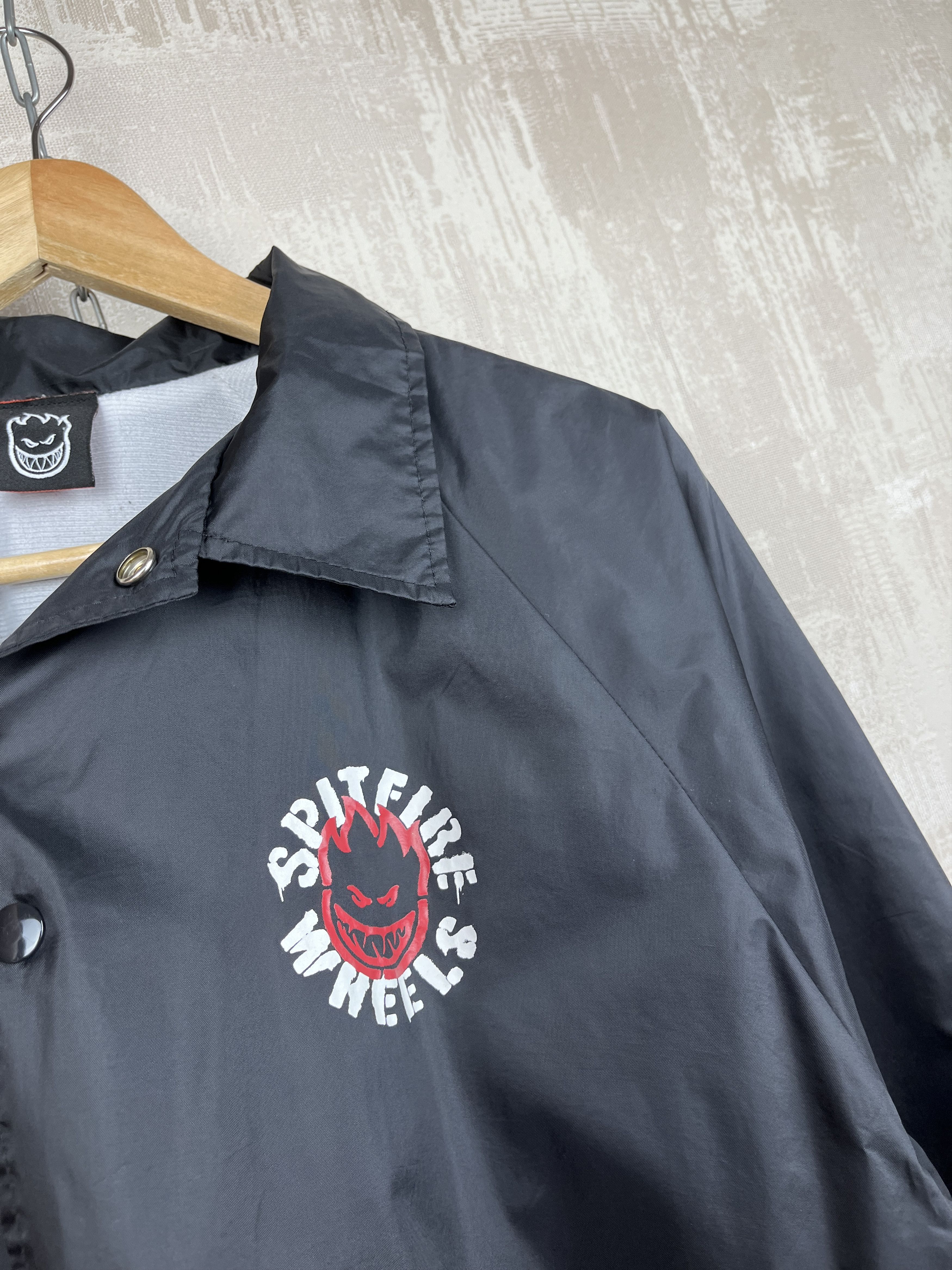 Shorty's Skateboards Spitfire Wheels Windbreaker Overshirt Jacket Snap Button Size US L / EU 52-54 / 3 - 8 Thumbnail