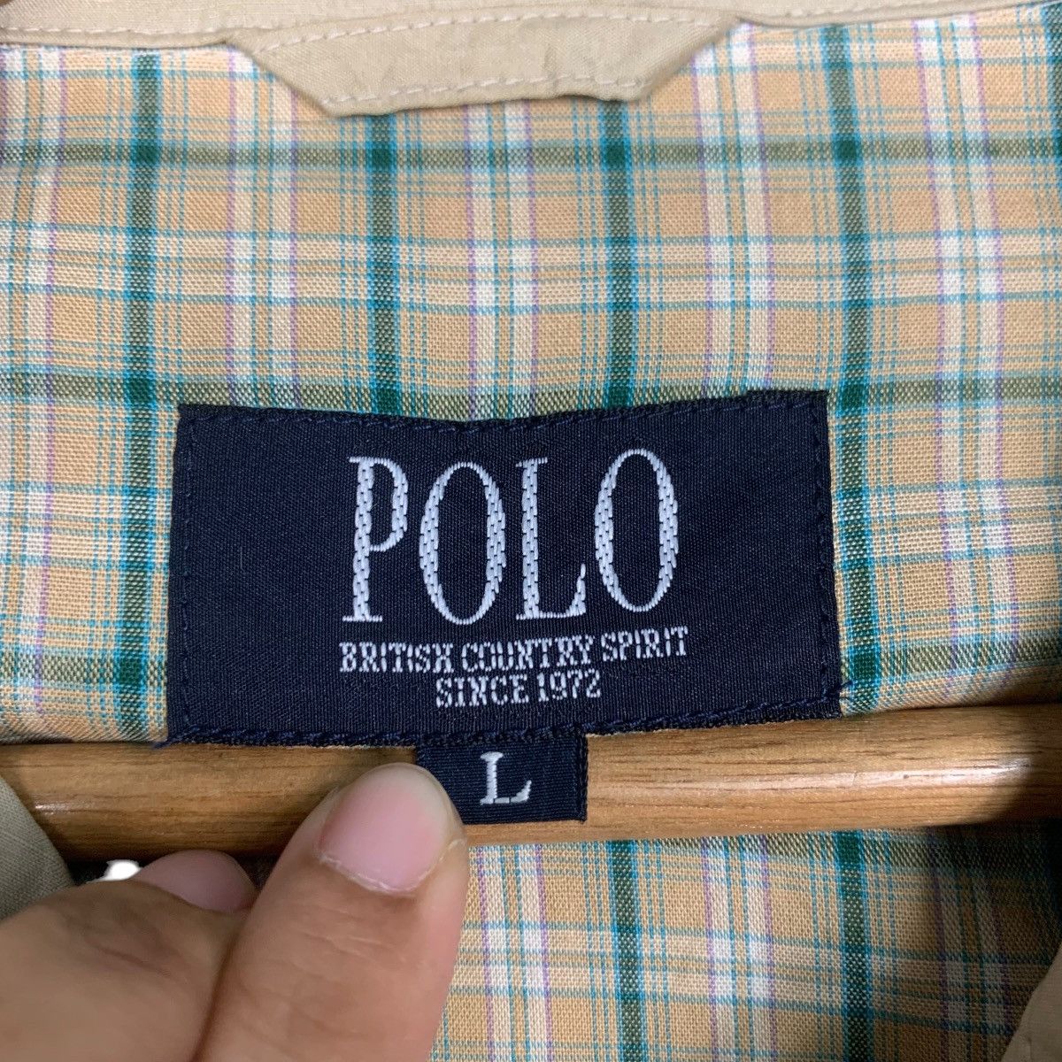 Japanese Brand POLO BRITISH COUNTRY SPIRIT Casual Jacket #1799-C16 Size US L / EU 52-54 / 3 - 15 Thumbnail