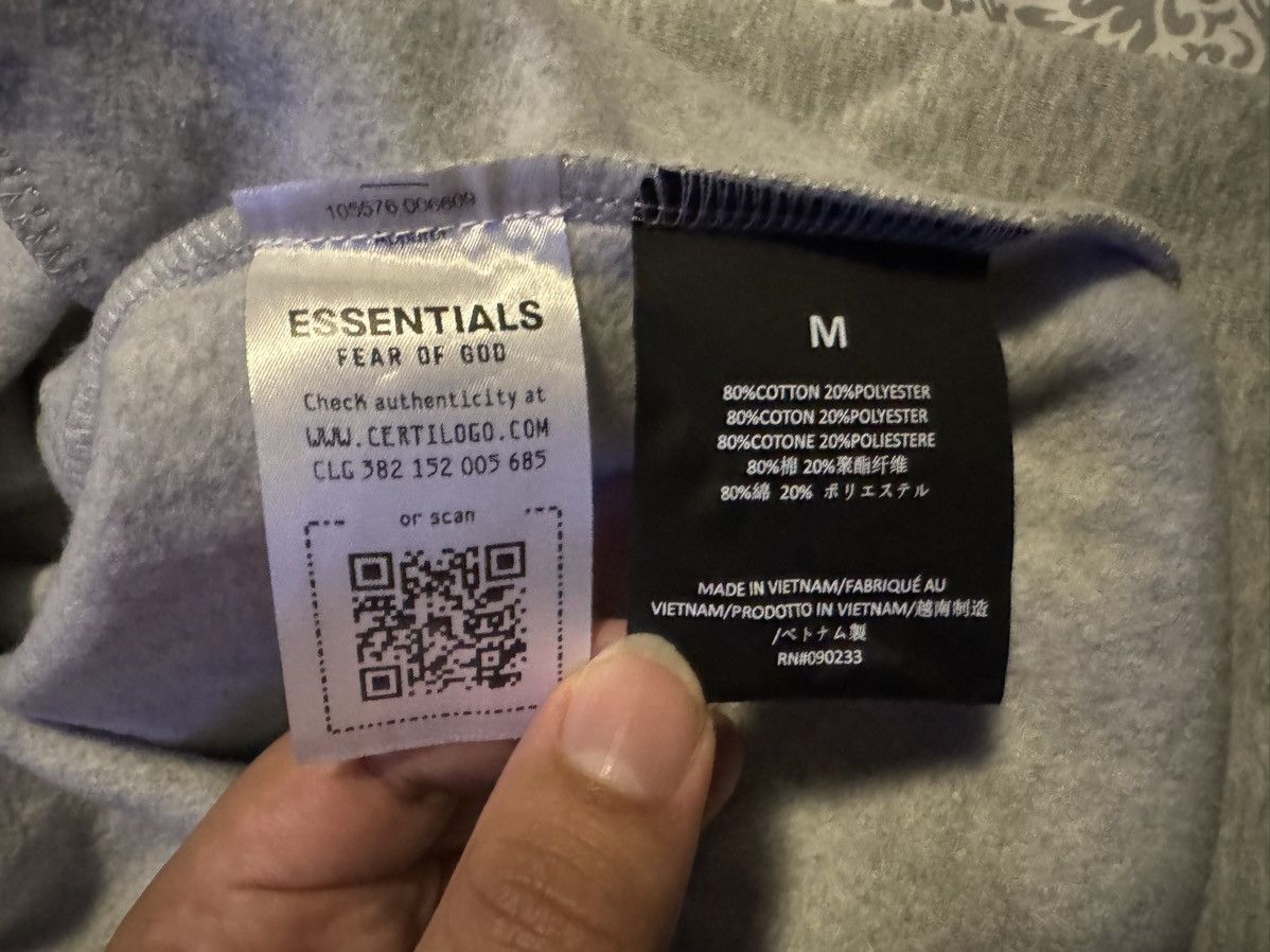 Essentials Essentials FOG FW24 Light Heather Gray Hoodie Size Medium Size US M / EU 48-50 / 2 - 16 Thumbnail