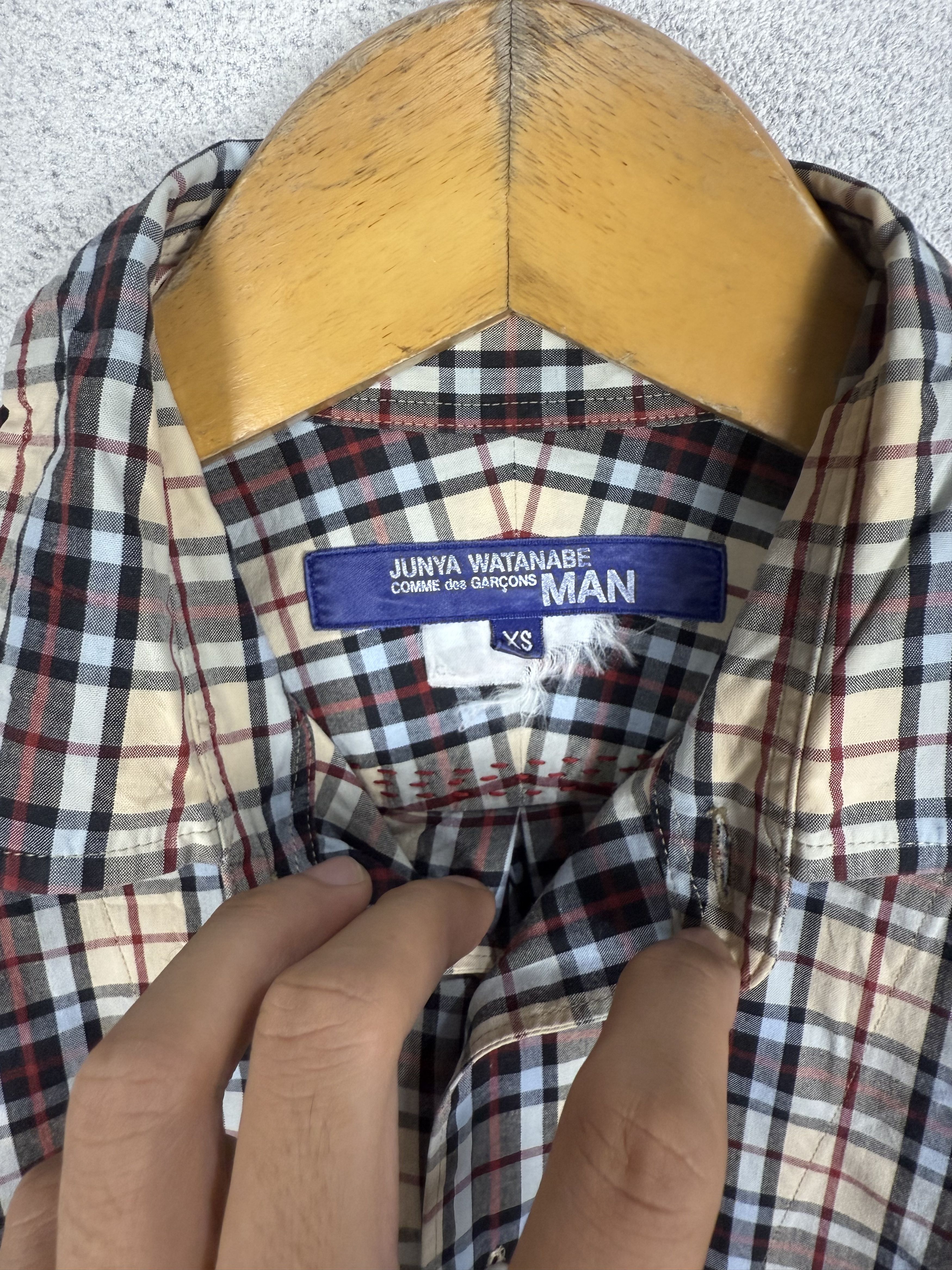 Comme des Garcons Comme Des Garcons Reconstructed Patchwork Plaid Shirt Size US S / EU 44-46 / 1 - 7 Thumbnail