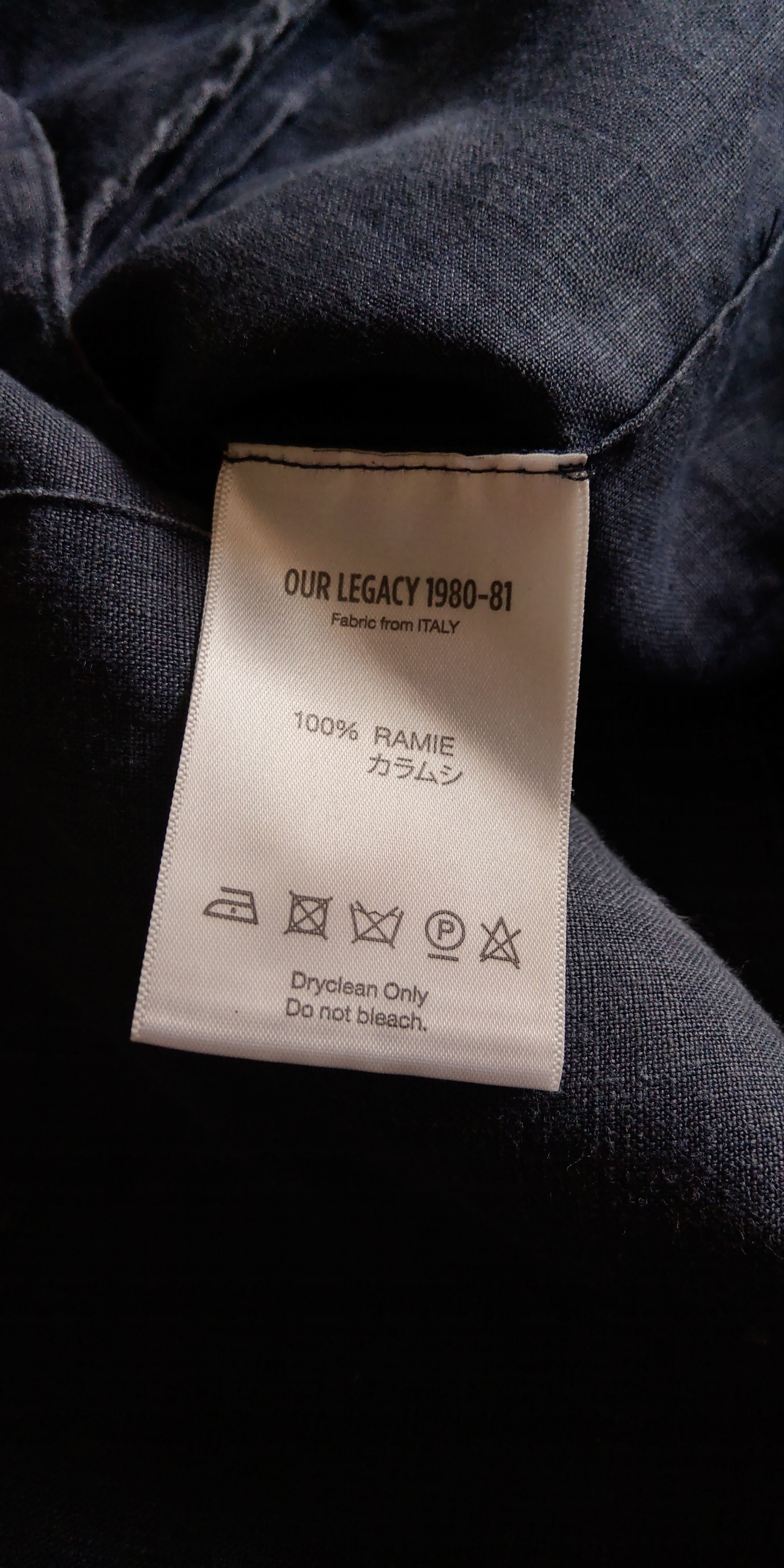 Our Legacy Vintage 100% Linen Kimono Jacket goth alt Darkfashion Rare Size XS / US 0-2 / IT 36-38 - 18 Thumbnail
