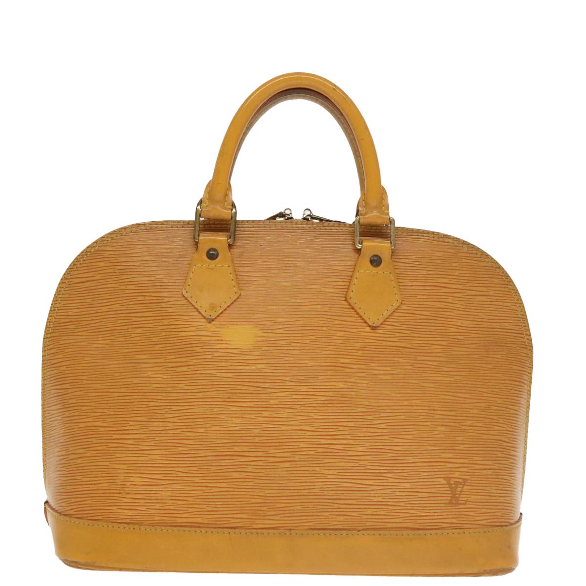 Louis Vuitton Alma Yellow Canvas Handbag (Pre-Owned) Size ONE SIZE - 1 Thumbnail