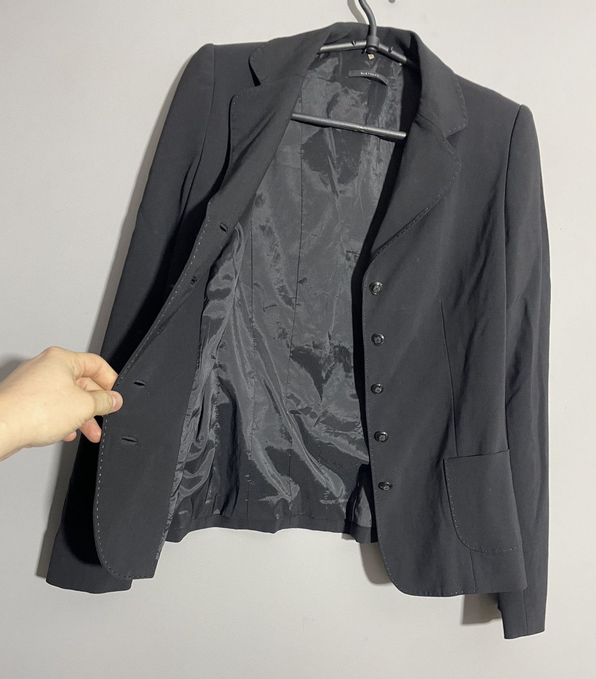 Elie Tahari Elie Tahari Black Blazer Size M / US 6-8 / IT 42-44 - 11 Thumbnail