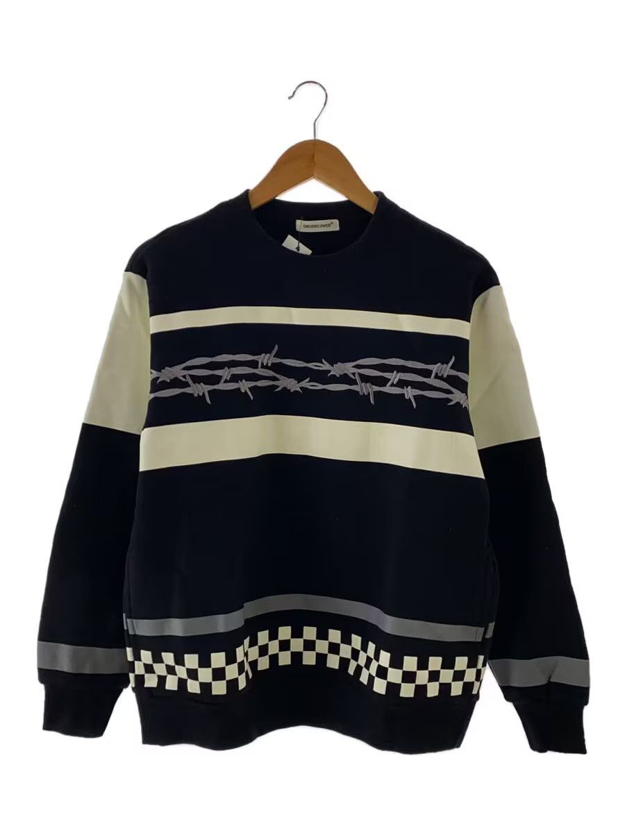 Undercover Undercover Wire Checker Cotton Sweatshirt Black Size US M / EU 48-50 / 2 - 1 Thumbnail