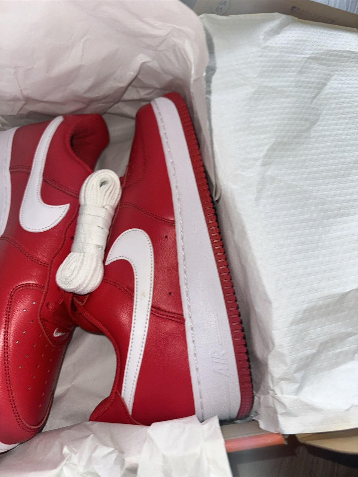 Nike Nike Air Force 1 Low Retro QS Red FD7039-600 Men’s Size 12 Size US 12 / EU 45 - 8 Thumbnail