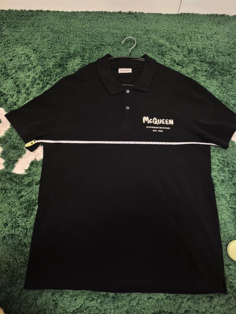 Alexander McQueen Alexander McQueen Embroidered Logo Polo Shirt - dmc Size US XXL / EU 58 / 5 - 1 Thumbnail