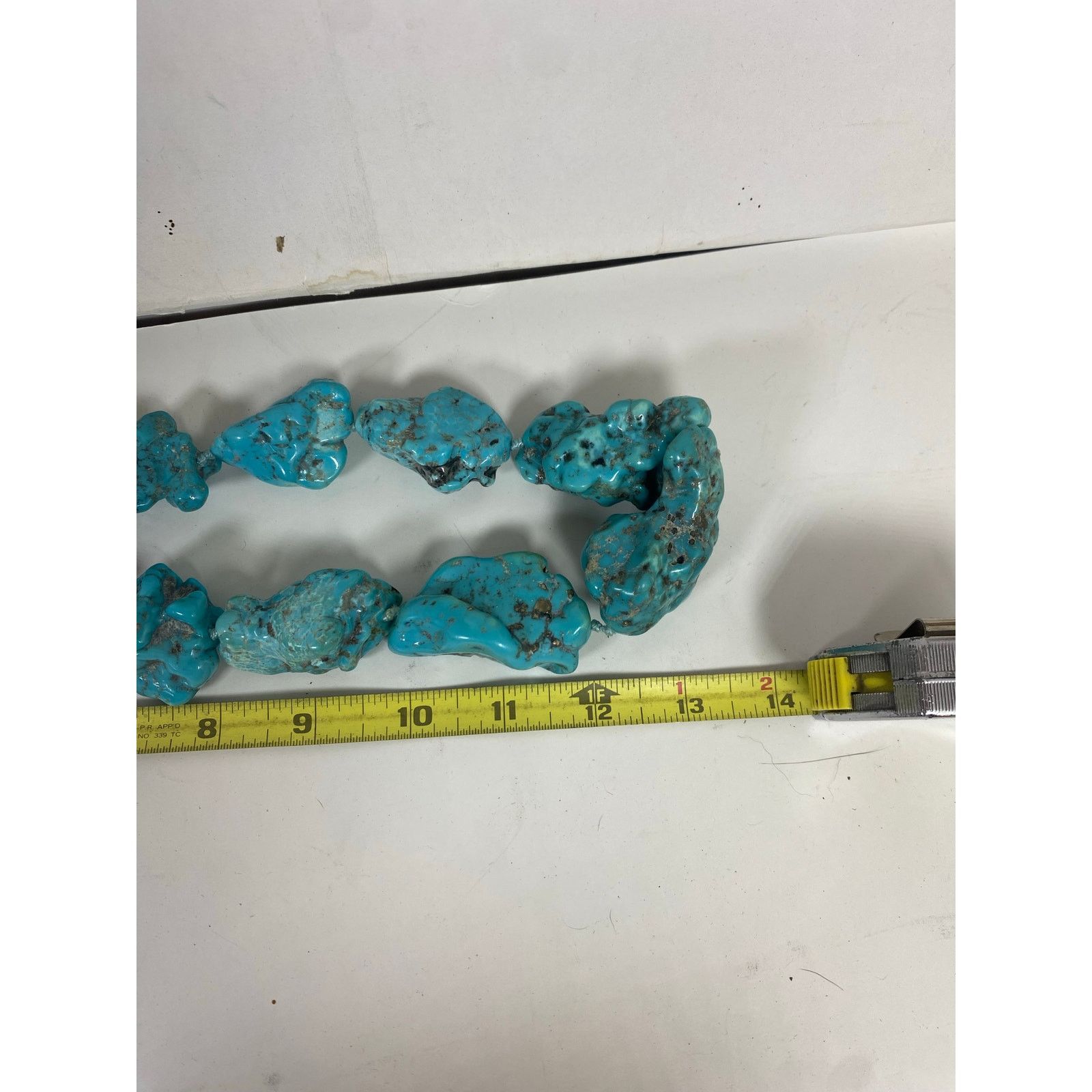 Other Large Turquoise Nugget Necklace Chunky Gemstone Jewelry Size ONE SIZE - 3 Thumbnail