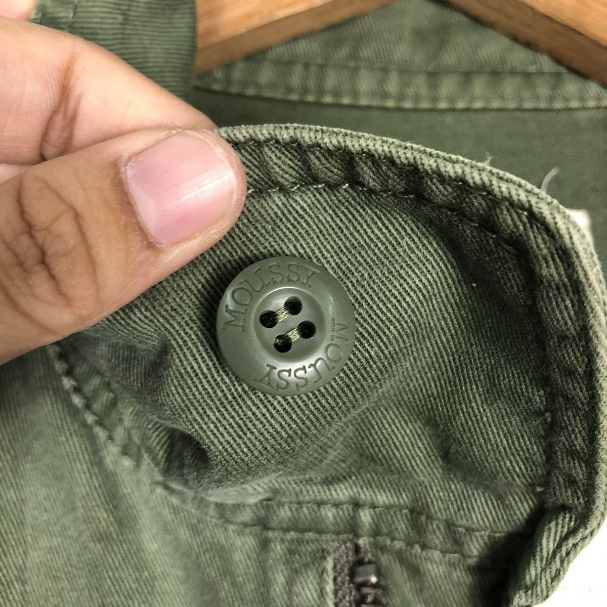 Japanese Brand × Vintage 🔥VINTAGE CARGO JACKET MILITARY MULTI POCKET MOUSSY JAPAN Size US S / EU 44-46 / 1 - 18 Thumbnail