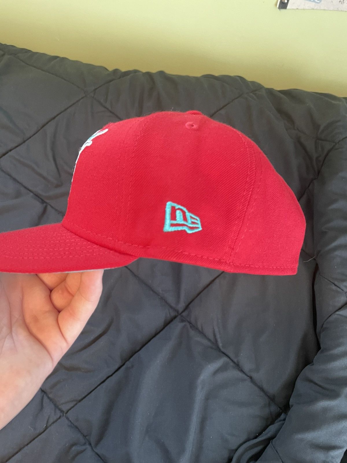 New Era Miami Marlins New Era hat size 7 1/4 Size ONE SIZE - 4 Thumbnail