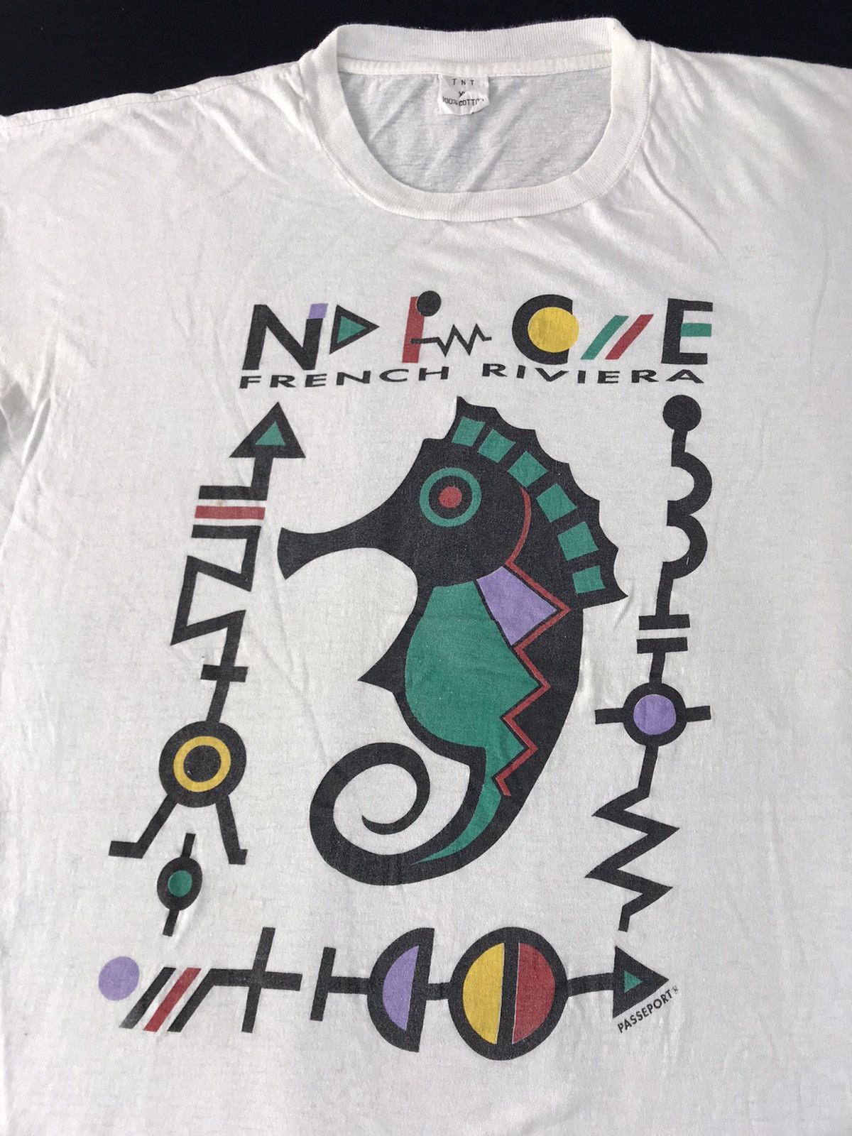 Band Tees 80s 90s Tnt French Riviera Mancera Tourist Tee Size L / US 10 / IT 46 - 3 Thumbnail
