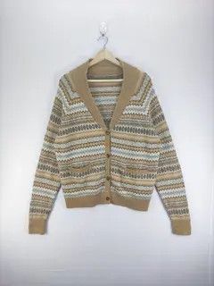 Japanese Brand Vintage Khaki XL Button Casual Knit Cardigan Sweater Jacket Size US XL / EU 56 / 4 - 7 Thumbnail