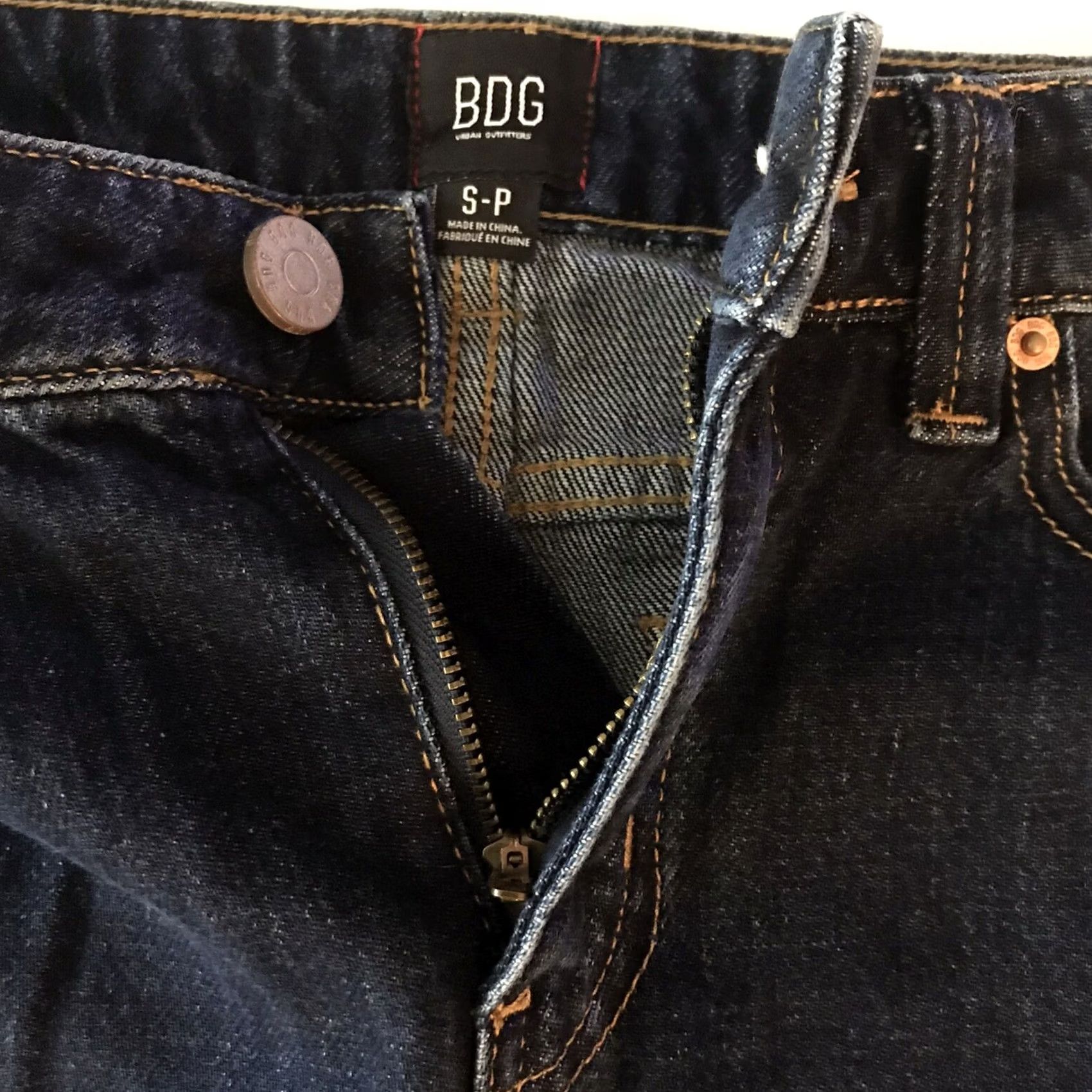 Bdg BDG Denim Skirt Womens Small Urban Outfitters Asymmetrical Mini Frayed Hem NEW Blue Size 28" / US 6 / IT 42 - 5 Thumbnail