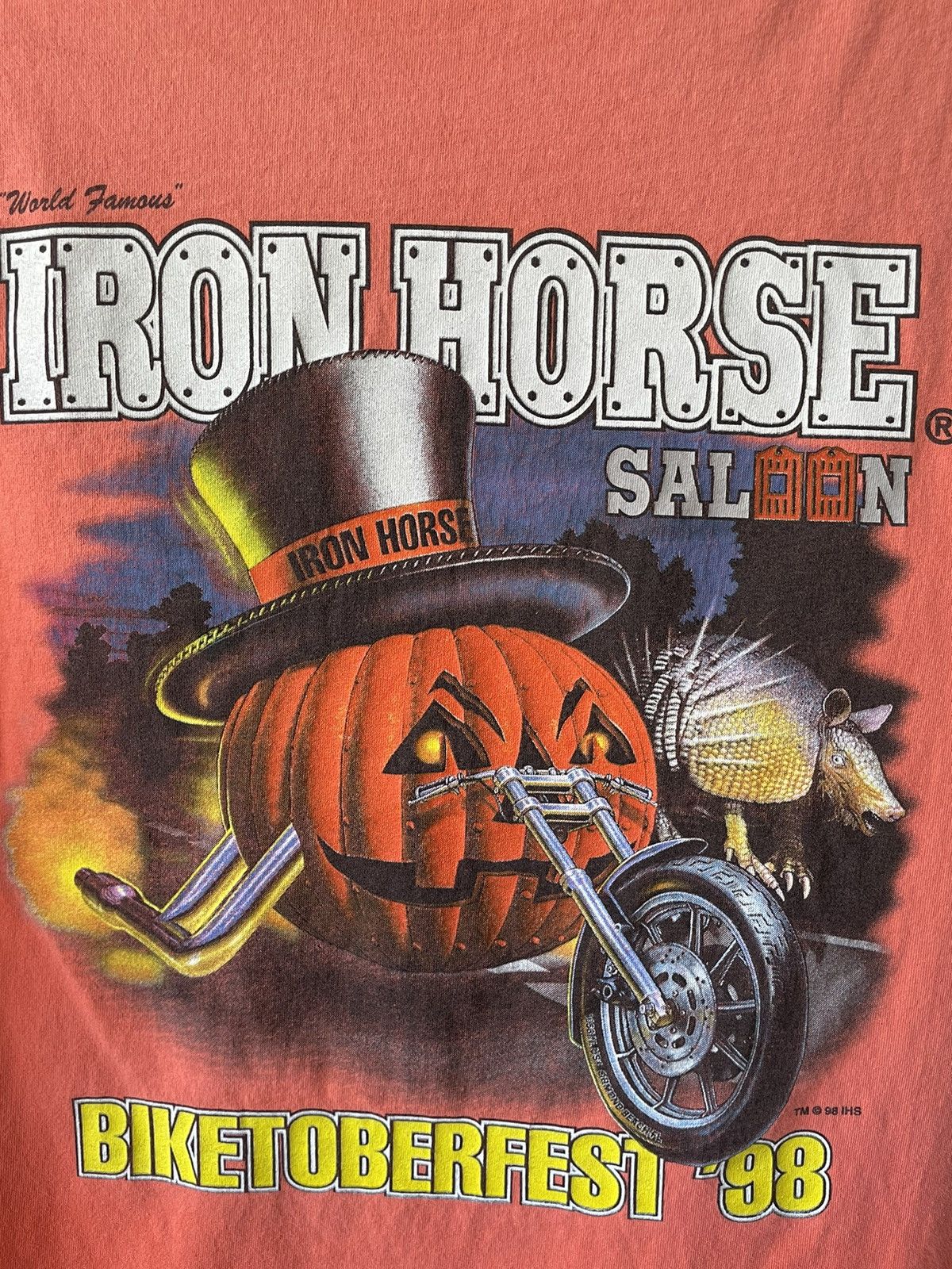 Vintage Vintage Sleeveless Iron Horse Saloon Biketoberfest tee Size US M / EU 48-50 / 2 - 3 Thumbnail