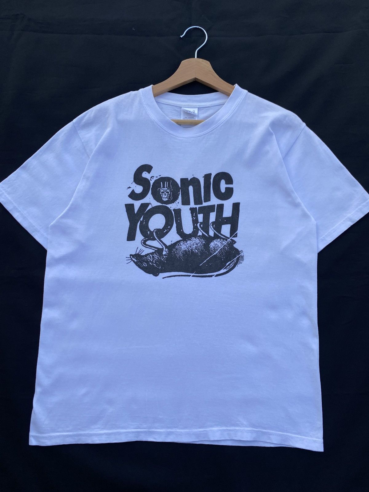 Band Tees Rare Vintage Sonic Youth "Rat" Band Tees Size US M / EU 48-50 / 2 - 4 Thumbnail
