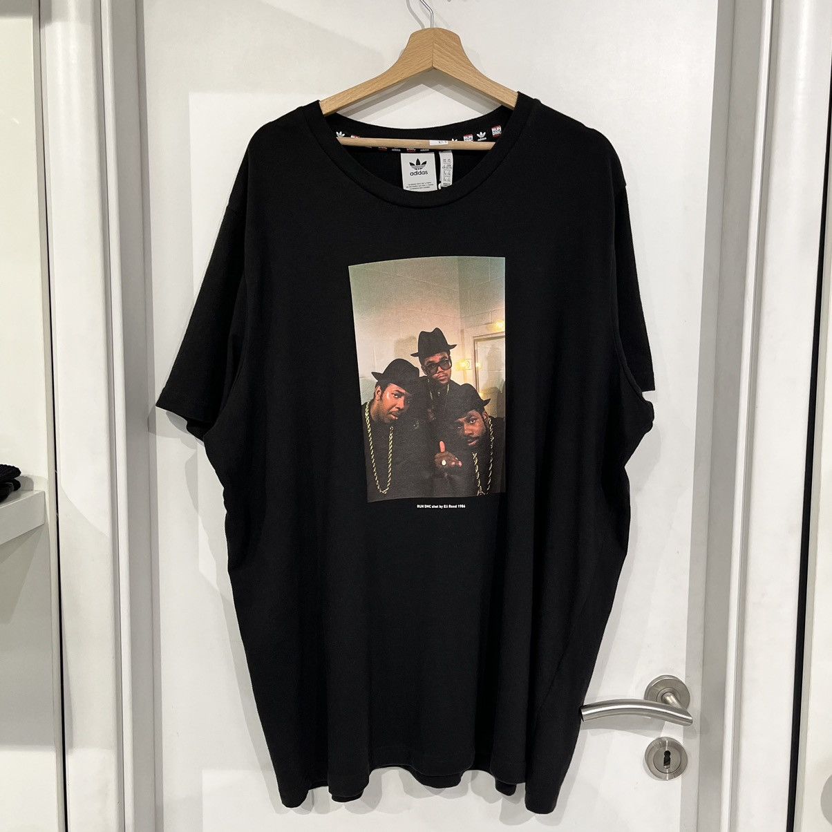 Adidas × RUN DMC Adidas x RUN DMC Photo Tee Black Size US XXL / EU 58 / 5 - 1 Thumbnail