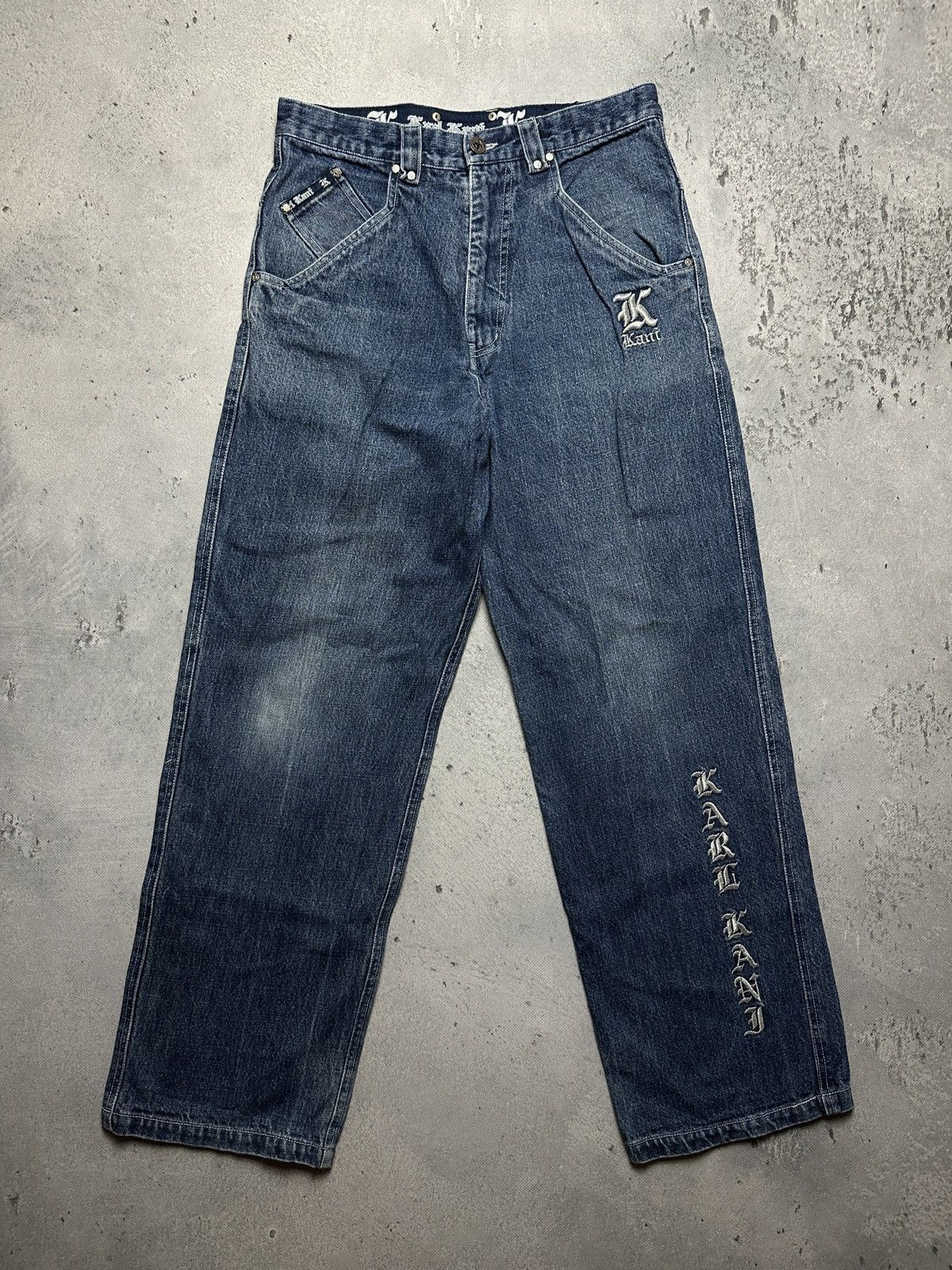 Rare Design Karl Kani Vintage 90s Rap Jeans Wide Pants y2k
