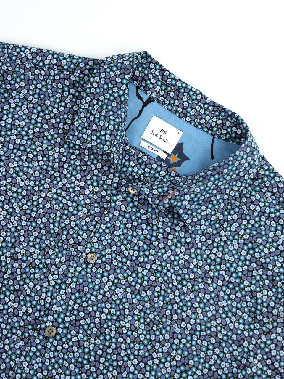 Paul Smith PAUL SMITH Short-sleeved shirt with a pattern Size US M / EU 48-50 / 2 - 2 Thumbnail