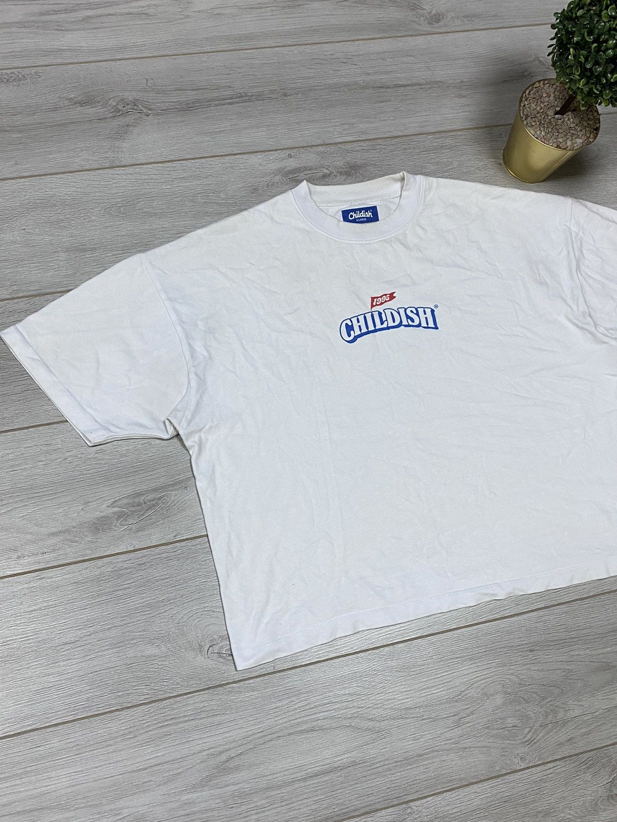 Vintage Childish RARE vintage Chicken Lunch club t-shirt oversize Size US XL / EU 56 / 4 - 5 Thumbnail