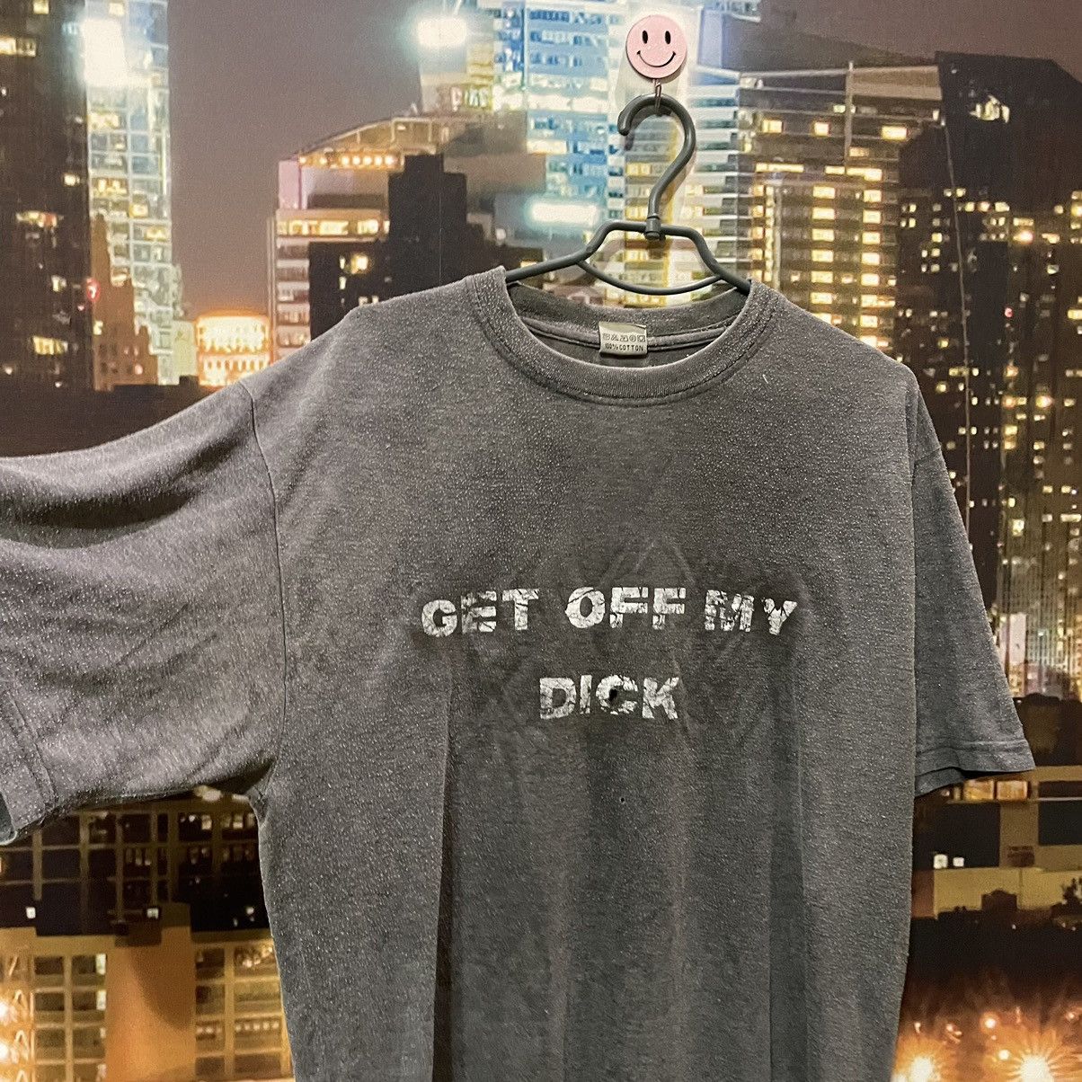 Band Tees OPIUM T SHIRT HUMOR GET OFF MY DICK PENIS FADE PORNO XXX Size US XL / EU 56 / 4 - 3 Thumbnail