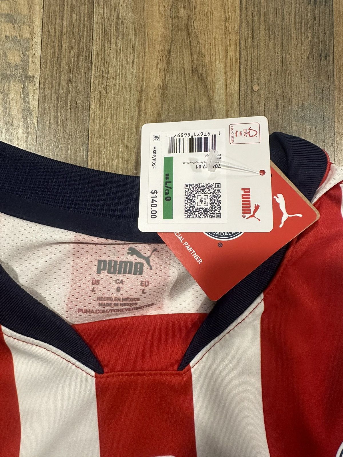 Puma Puma Chivas Player version Authentic 23-24 season Size US L / EU 52-54 / 3 - 3 Thumbnail