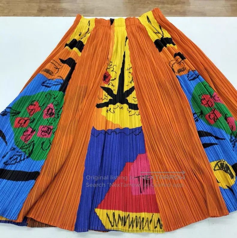 Issey Miyake Issey Miyake Afternoon Tea Midi Skirt Size 26" / US 2 / IT 38 - 1 Thumbnail