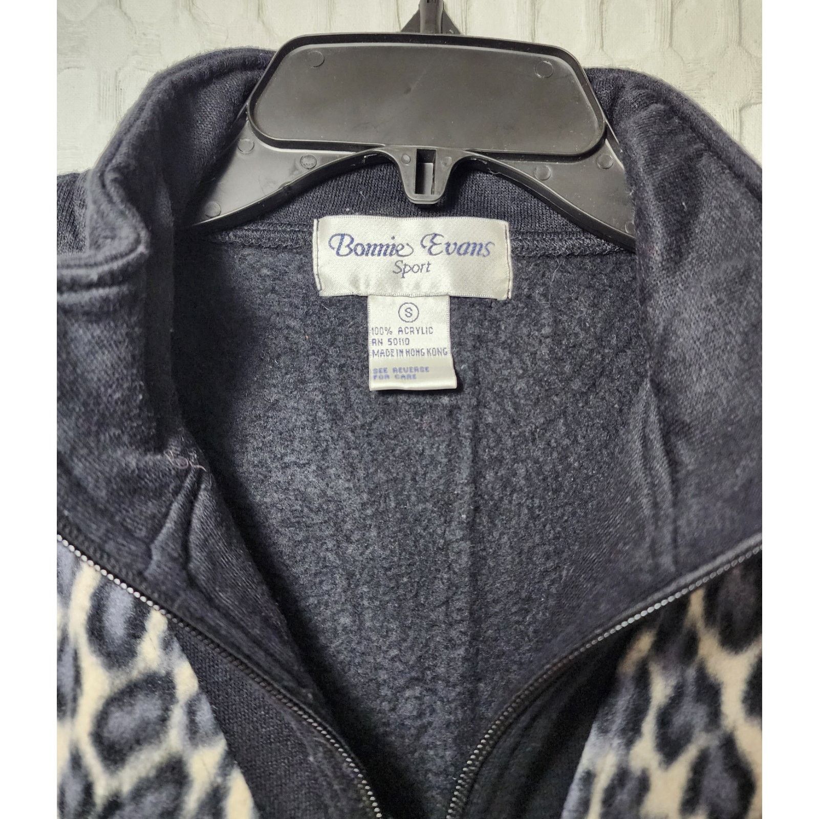 Other Vintage Bonnie Evans Leopard print fleece pullover Women's S Size S / US 4 / IT 40 - 4 Thumbnail