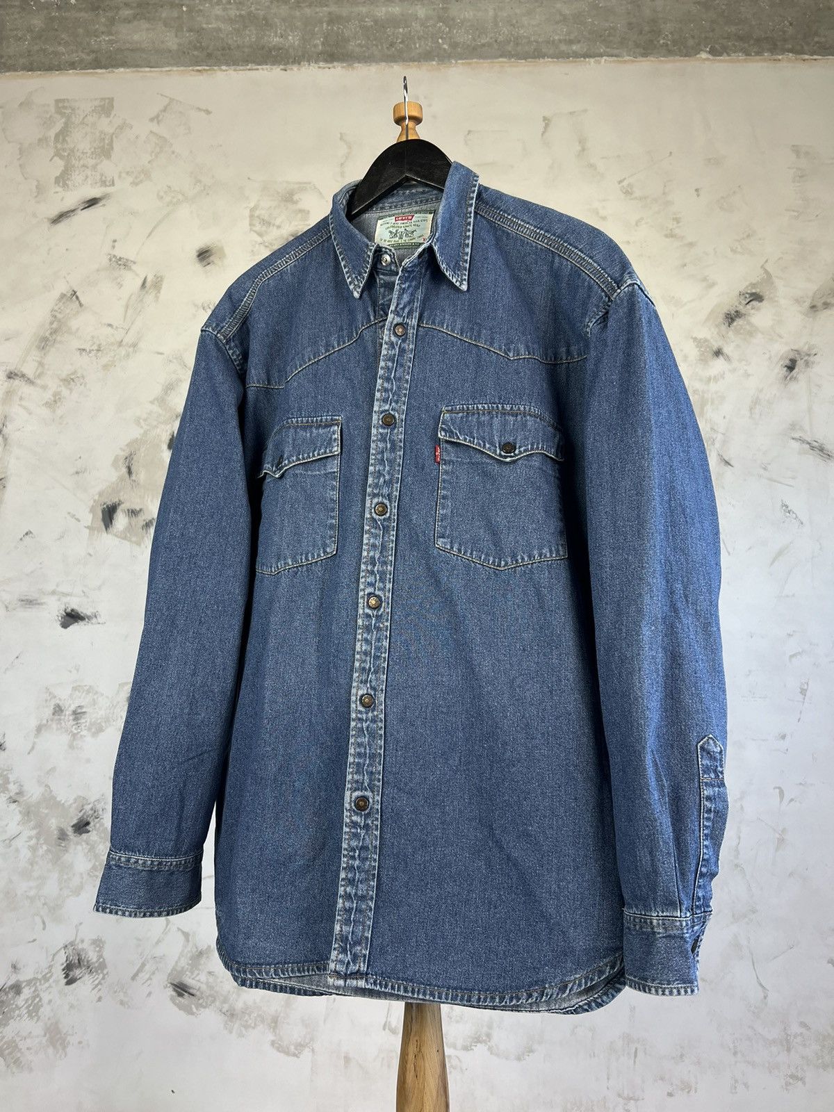 Vintage levis denim shirt discount