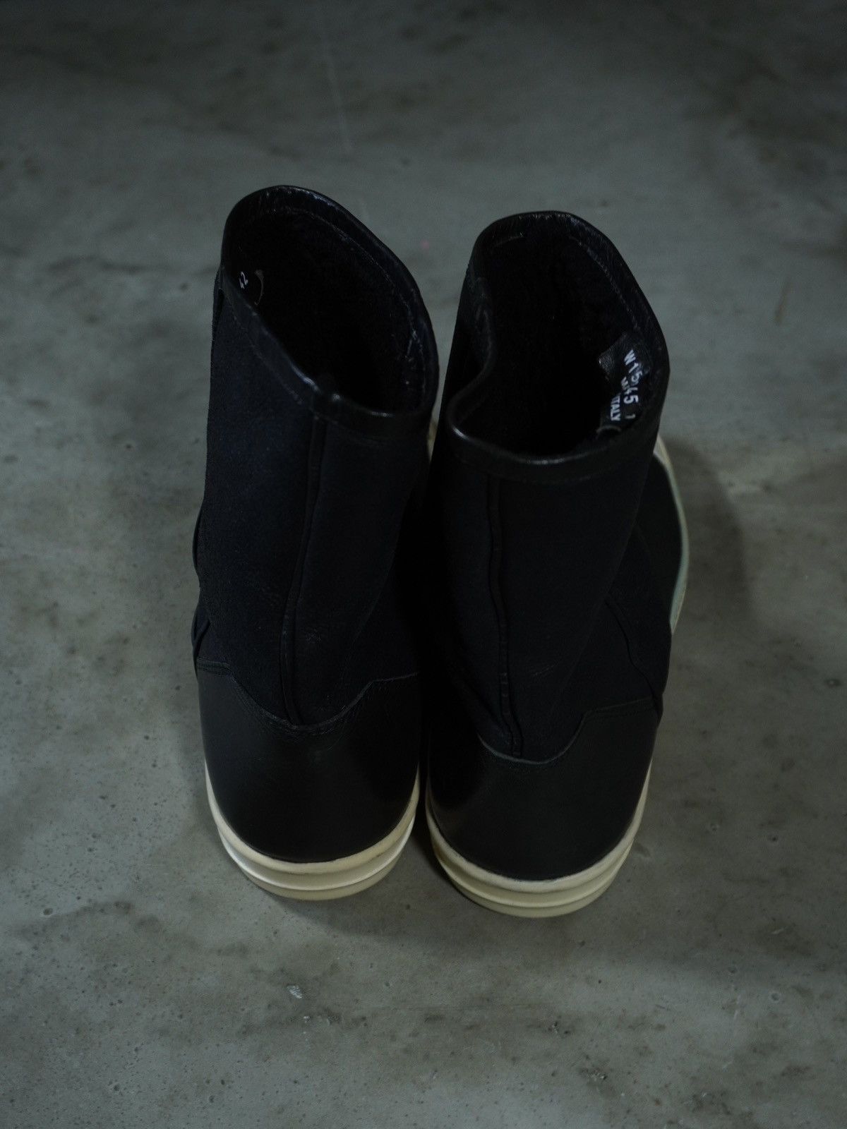 Rick Owens Rick Owens F/W 2015 “Sphinx” Shearling Ramones Boots Size US 9 / EU 42 - 4 Thumbnail