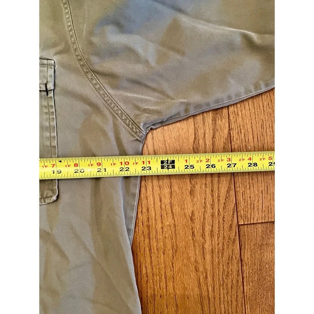 Levi's Vintage Clothing Vintage 90s Levis L2 Heavy Utility Work Shirt Olive Green L Size US L / EU 52-54 / 3 - 9 Thumbnail