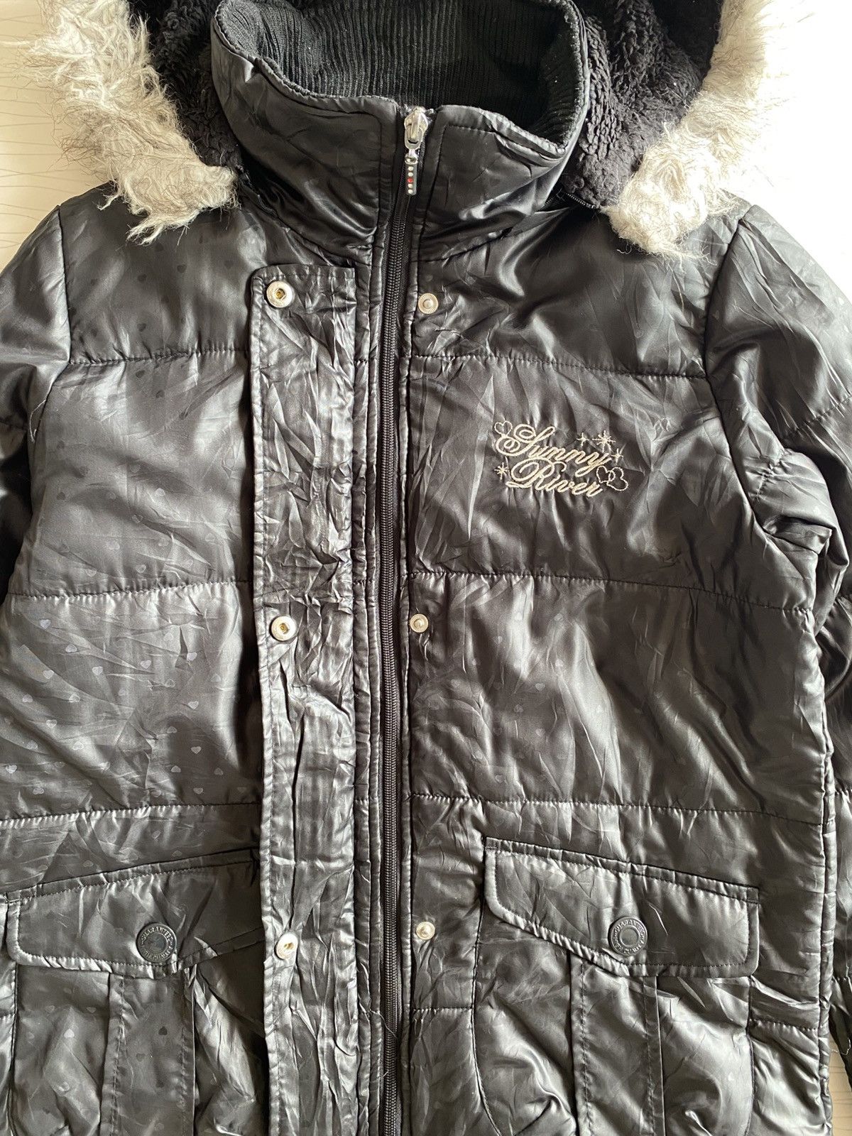 20471120 Sirmione Puffer Fur Hoodie ifsixwasnine lgb style Size US XL / EU 56 / 4 - 8 Thumbnail