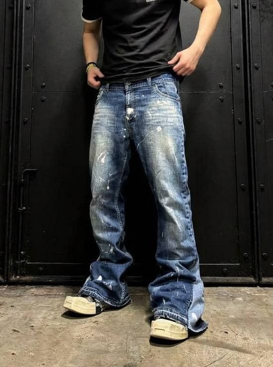 Japanese Brand rare flared blue jeans bootcut Size US 34 / EU 50 - 5 Thumbnail