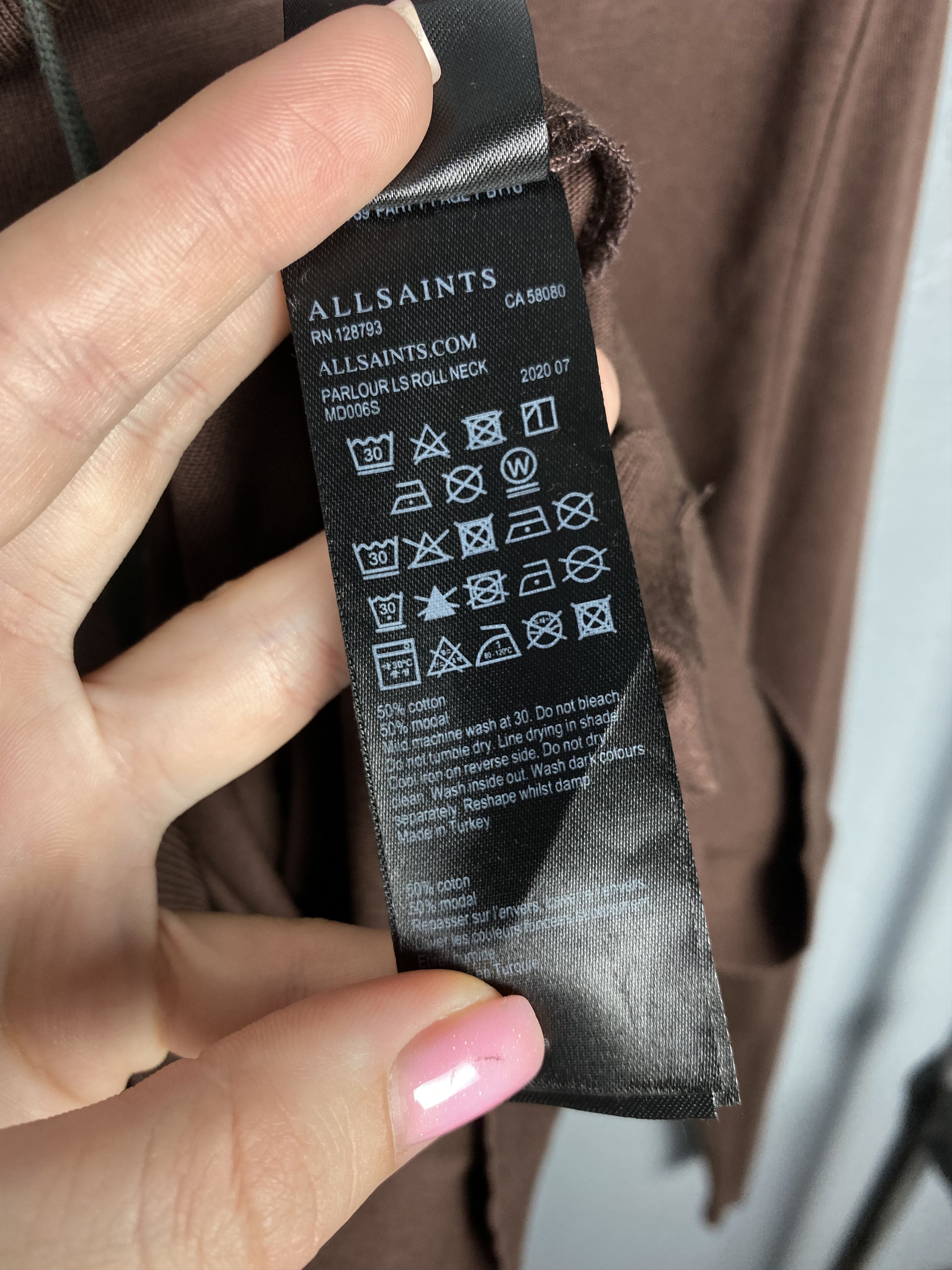 Allsaints NEW Allsaints Turtleneck Sweater Y2K High Neck Size US S / EU 44-46 / 1 - 5 Thumbnail
