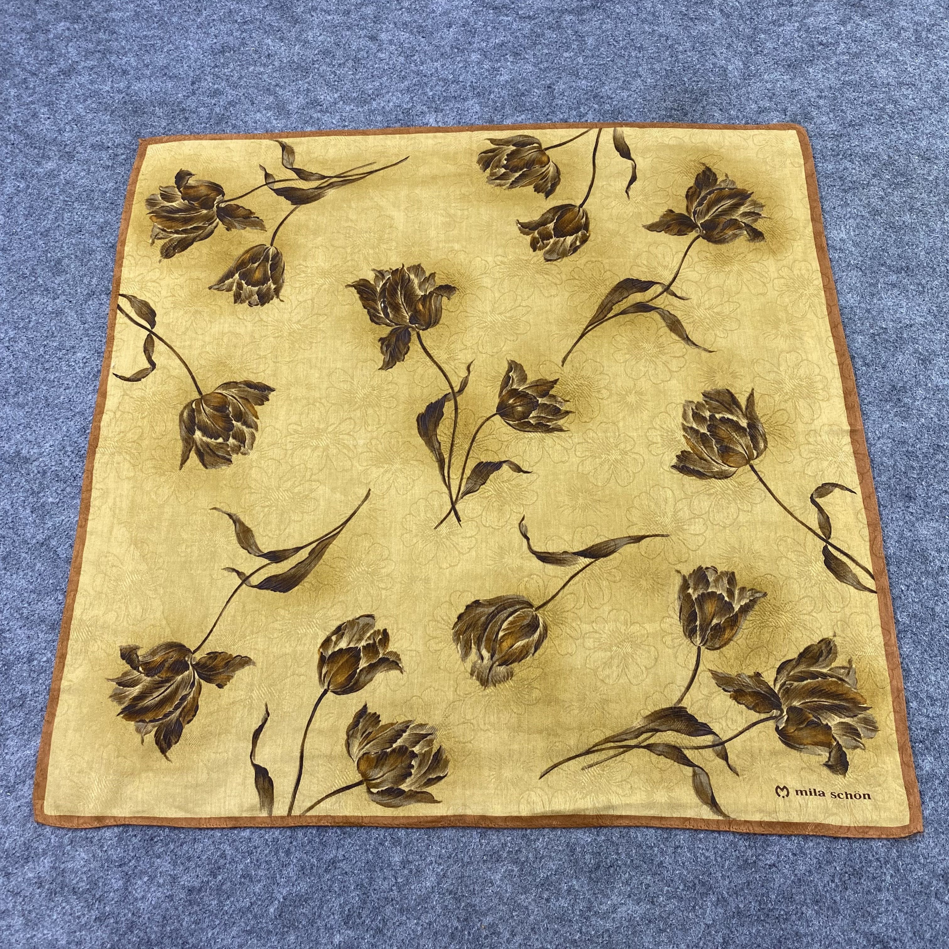 Mila Schon Mila Schon Handkerchief / Bandana / Neckerchief -B1548 Size ONE SIZE - 3 Thumbnail