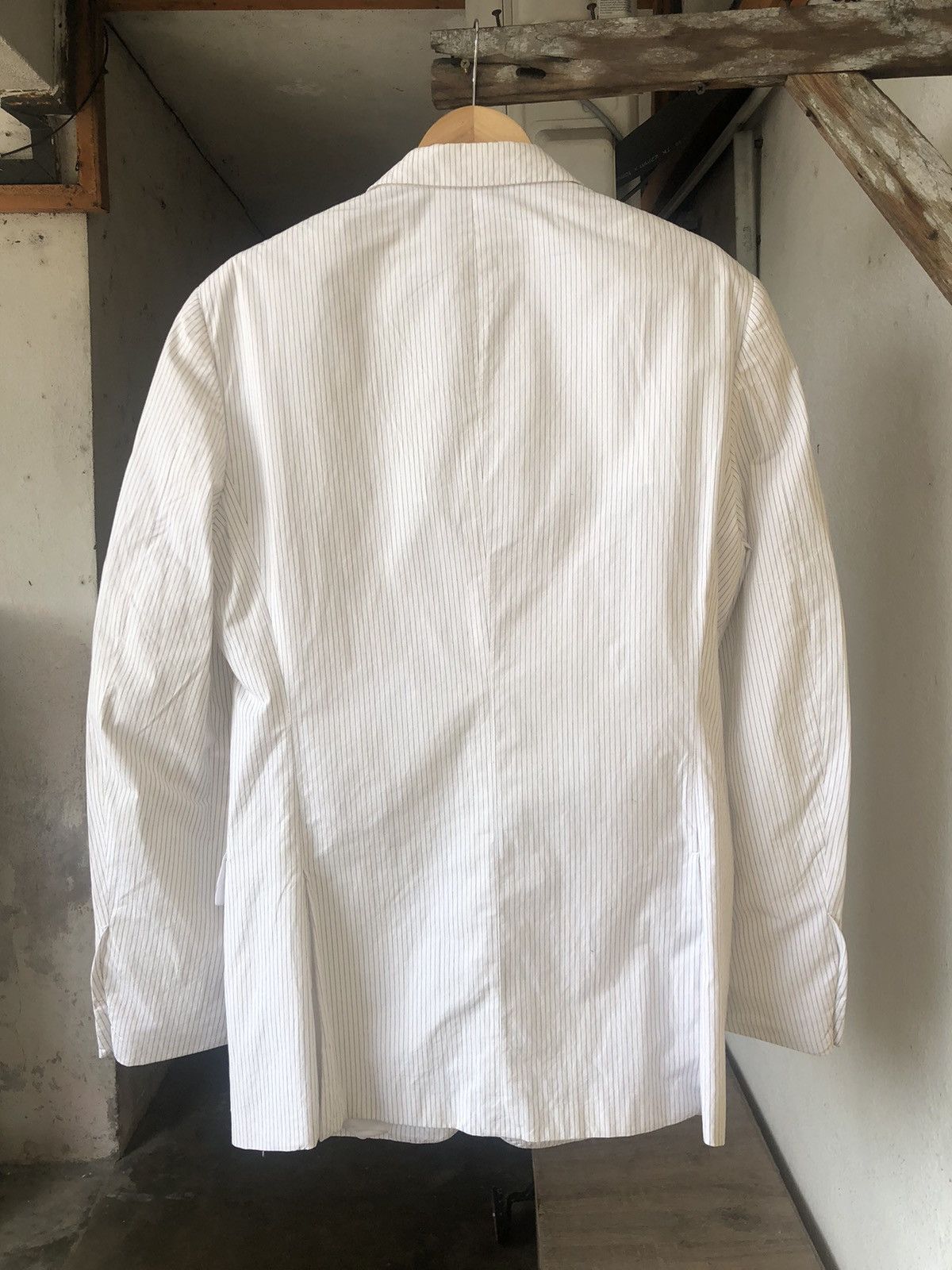 Jil Sander Jil Sander Marisa s Stripe Single Breasted Blazer Size US M / EU 48-50 / 2 - 2 Thumbnail