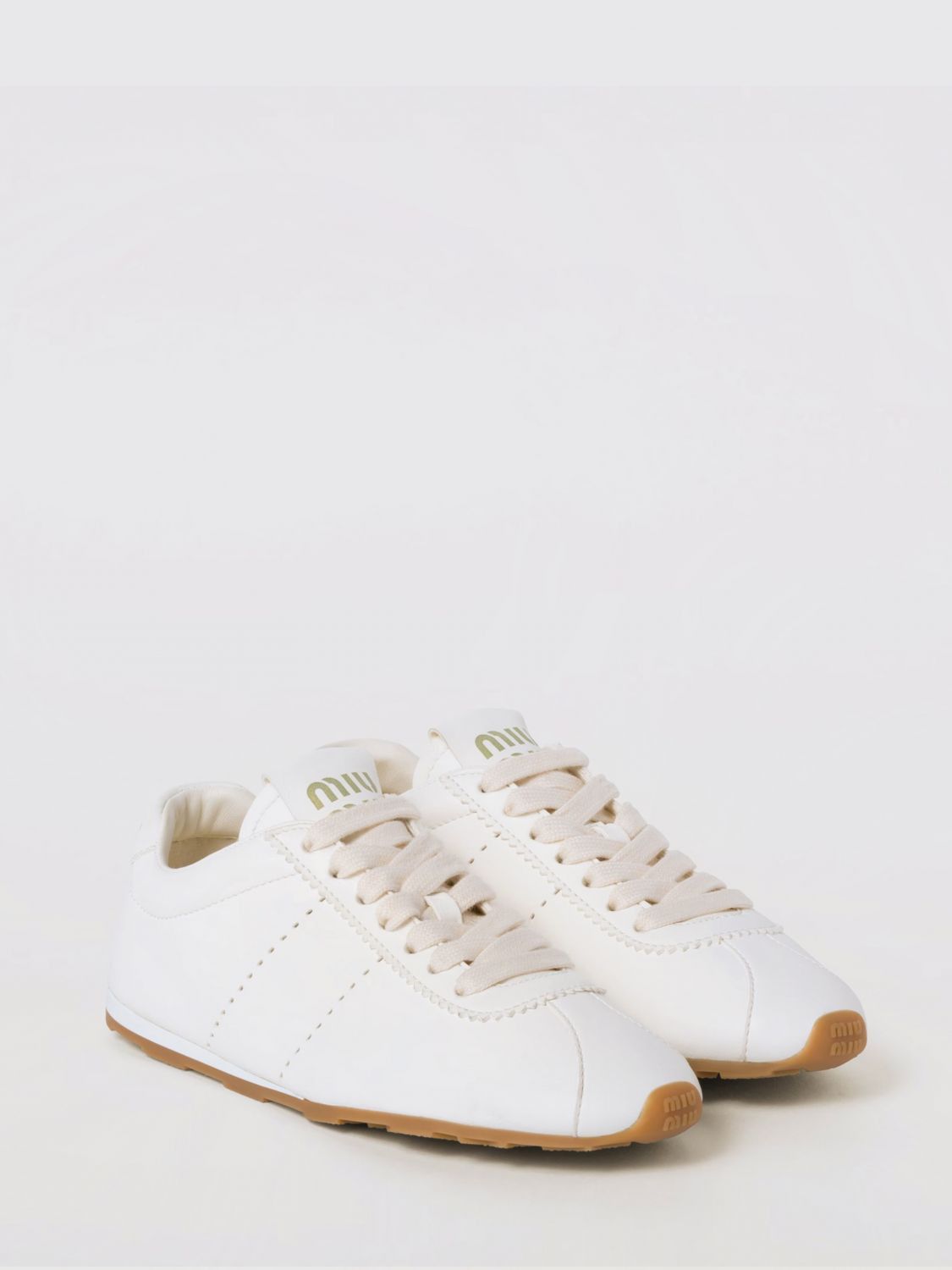 Miu Miu Miu Miu Sneakers Woman Ivory Size US 9 / IT 39 - 1 Preview