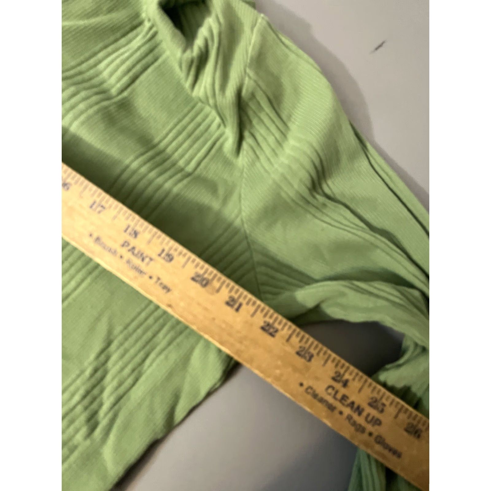 Lands' End VINTAGE Lands' End Womens Henley Shirt XL 18-20 Green Cotton Long Sleeve Button Shirt Womens XL Green Cotton Henley Size XL / US 12-14 / IT 48-50 - 5 Thumbnail