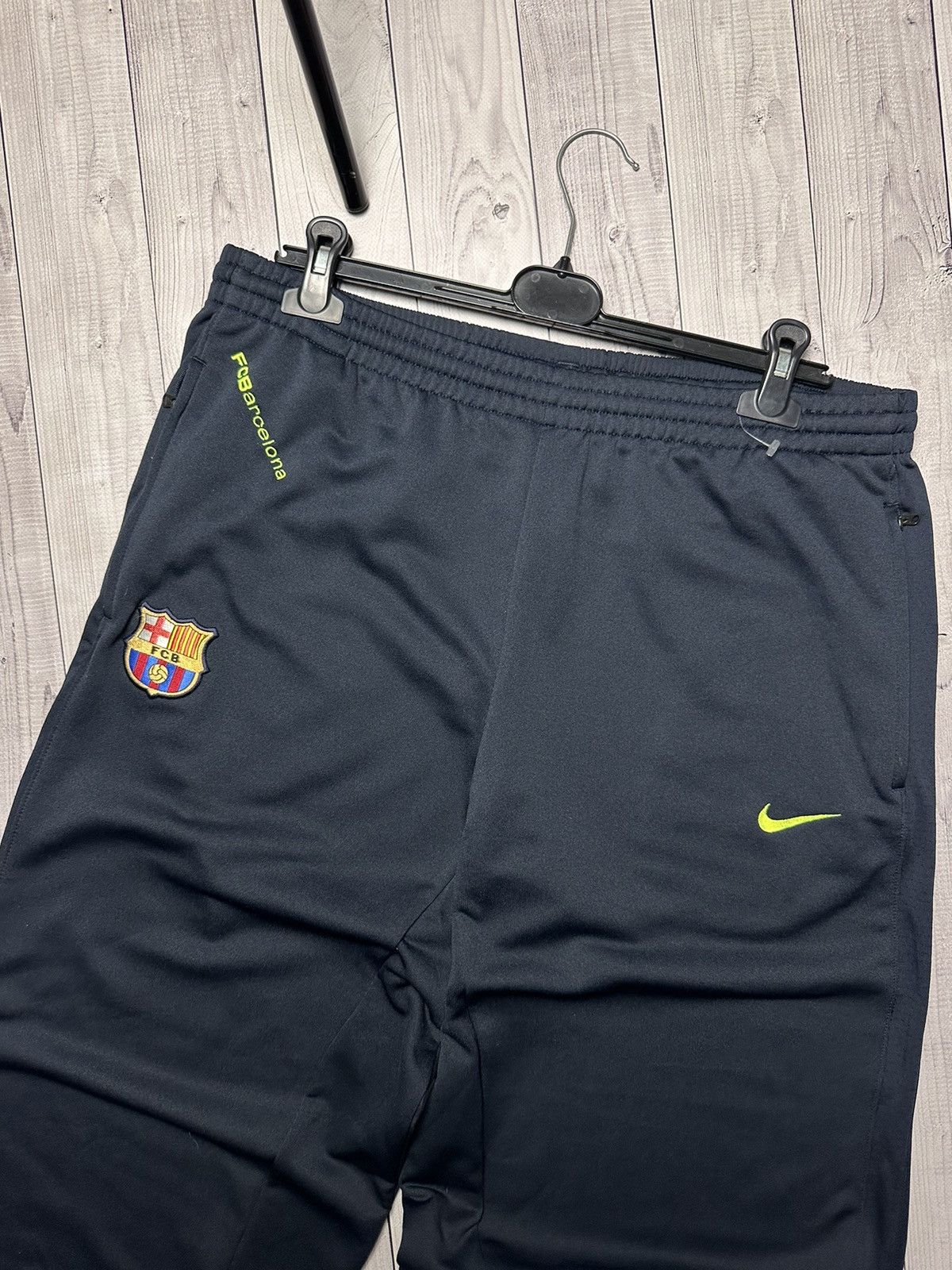 Nike × Vintage Vintage Nike Barcelona soccer joggers pants size XL logo Size US 36 / EU 52 - 2 Thumbnail