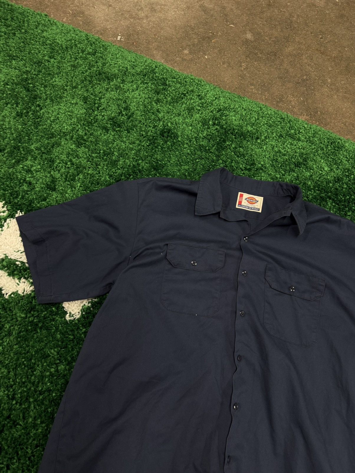 Dickies Dickies 874 Blue Pocket Camp Work Shirt 2XL XXL Size US XXL / EU 58 / 5 - 3 Thumbnail