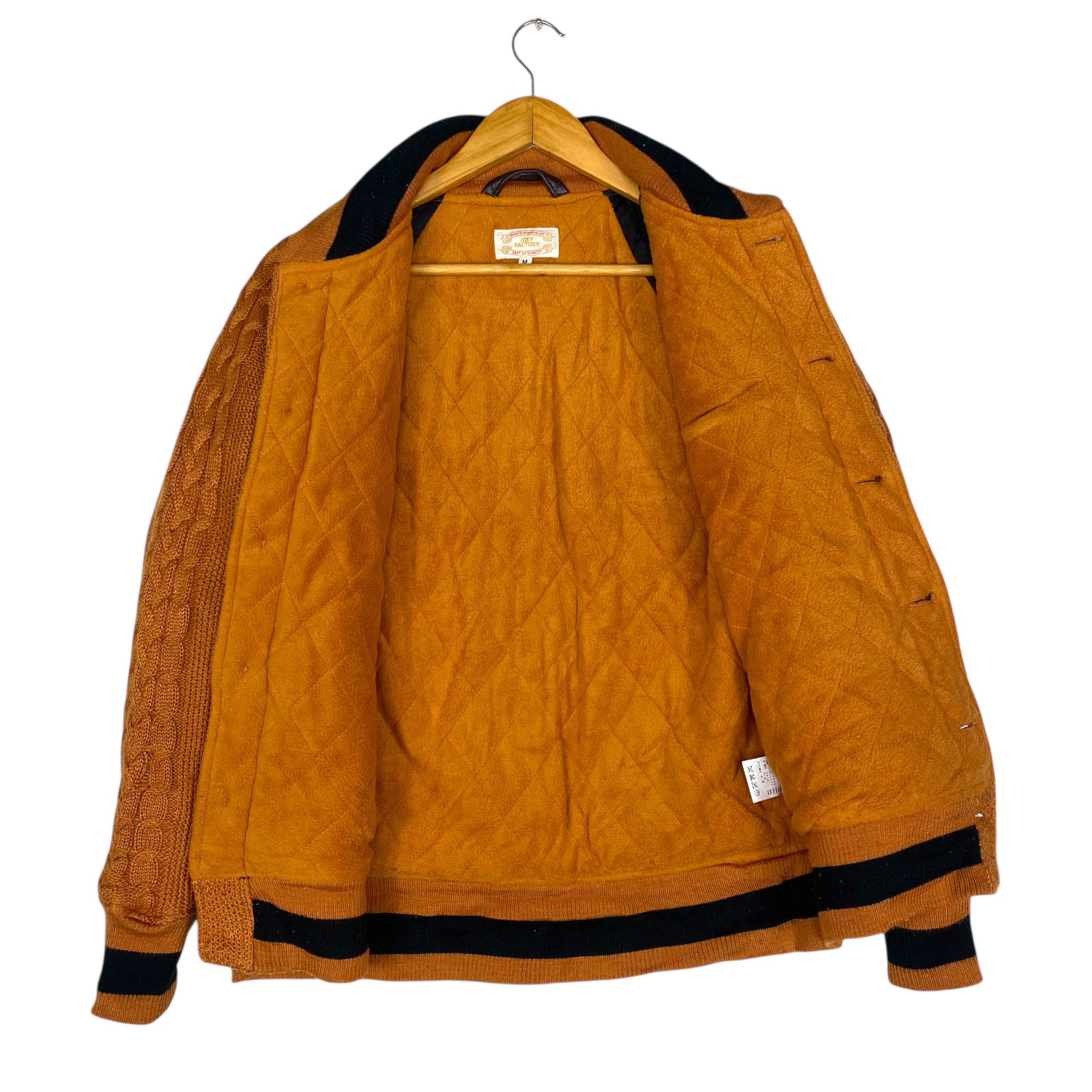 Japanese Brand 💥 Joey Factory Cableknit Button Cardigan Jacket Size US S / EU 44-46 / 1 - 4 Thumbnail