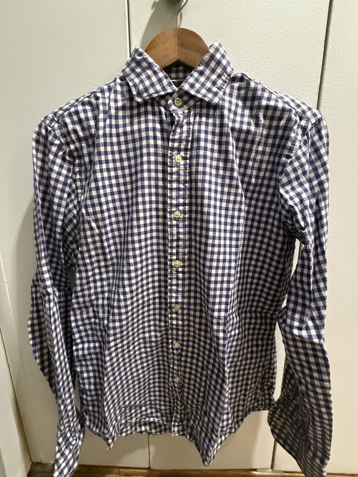 Polo Ralph Lauren Vintage Ralph Lauren Gingham Dress Shirt Size US S / EU 44-46 / 1 - 2 Thumbnail
