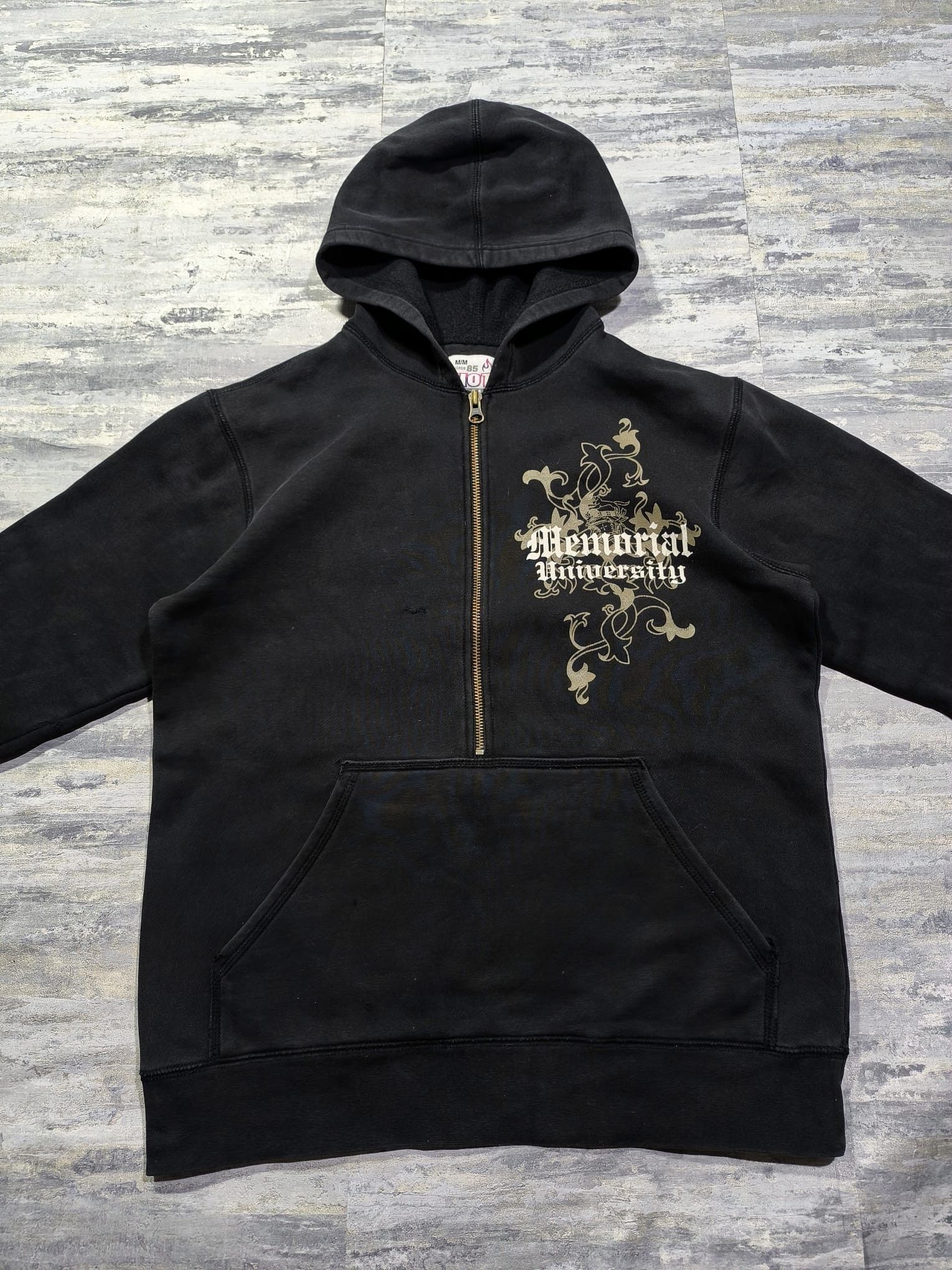 Abercrombie & Fitch distressed college university hoodie trashed very rare Size US M / EU 48-50 / 2 - 3 Thumbnail