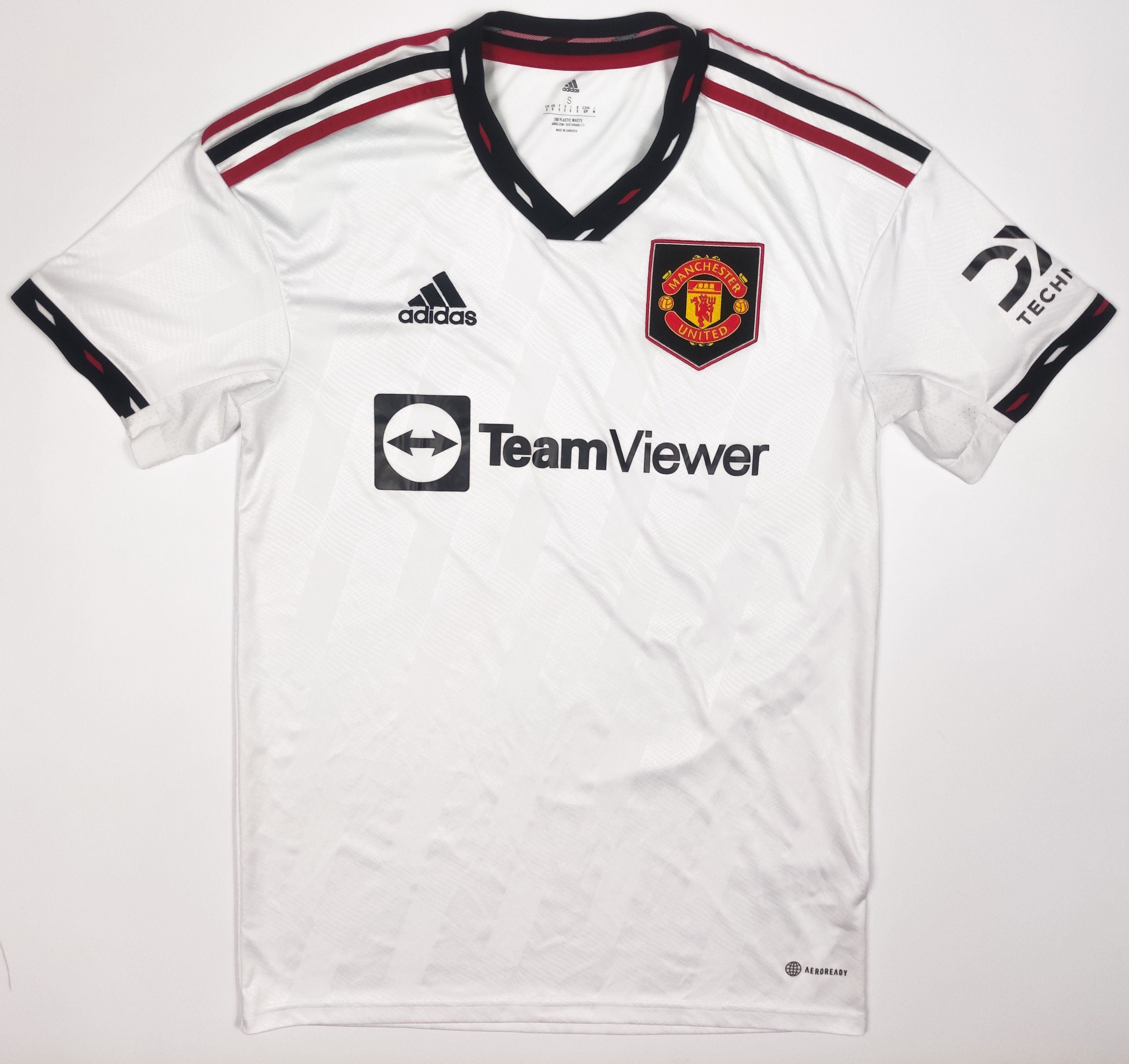 Adidas Manchester United 2022 2023 Adidas Away Shirt Size US S / EU 44-46 / 1 - 1 Thumbnail